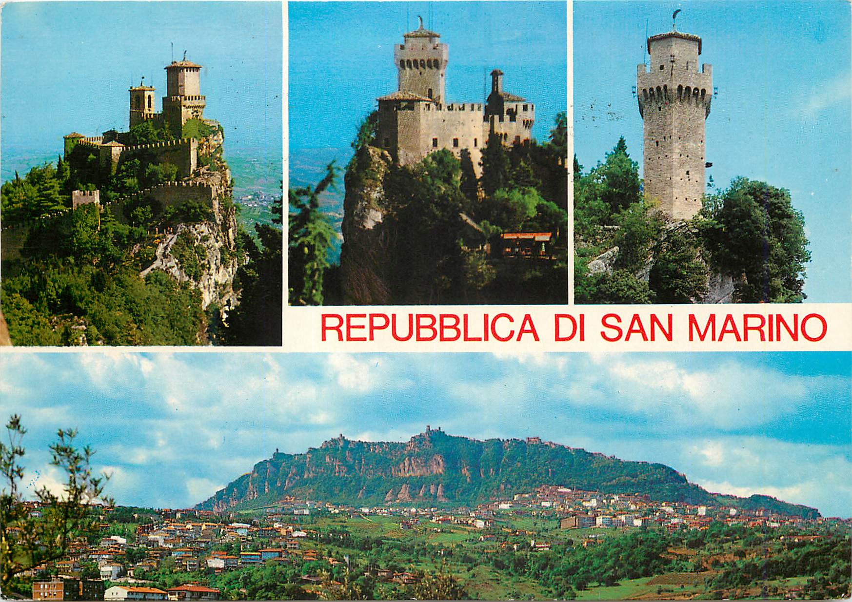 Château de San Marino — vue panoramique — République de San Marino