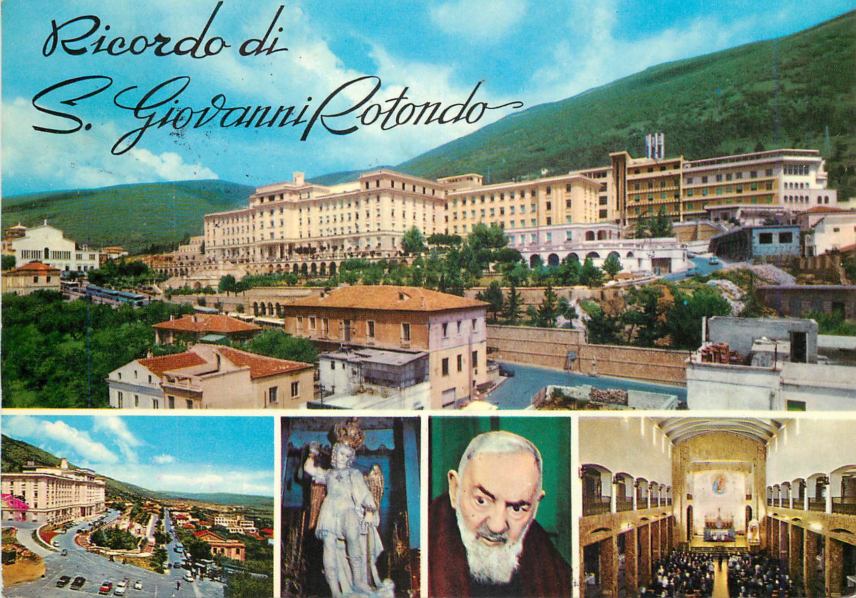 S. Giovanni Rotondo — Vue panoramique et détails du sanctuaire — Édition S. Giovanni Rotondo (Fg)