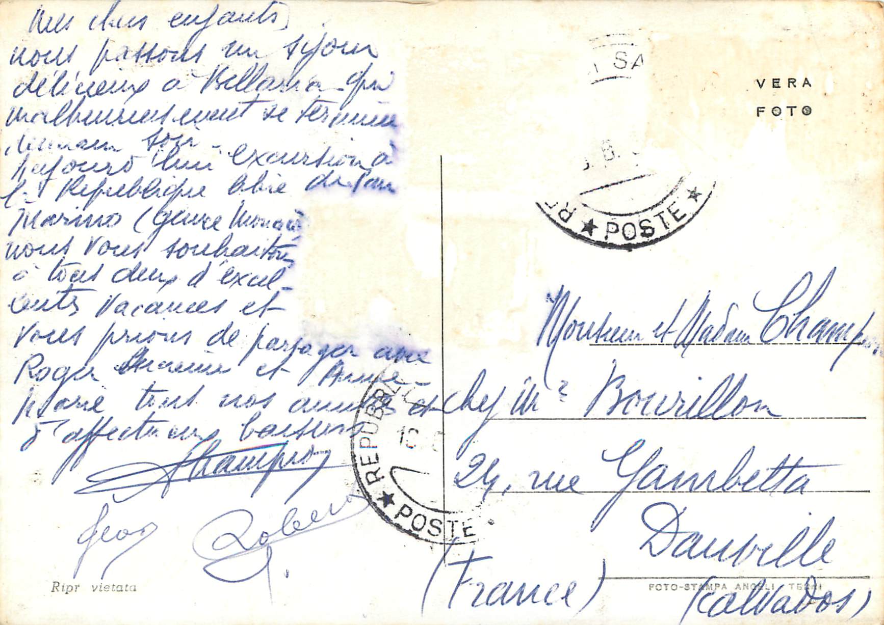 CPM San Marino Seconda Terza Torre — Rückseite