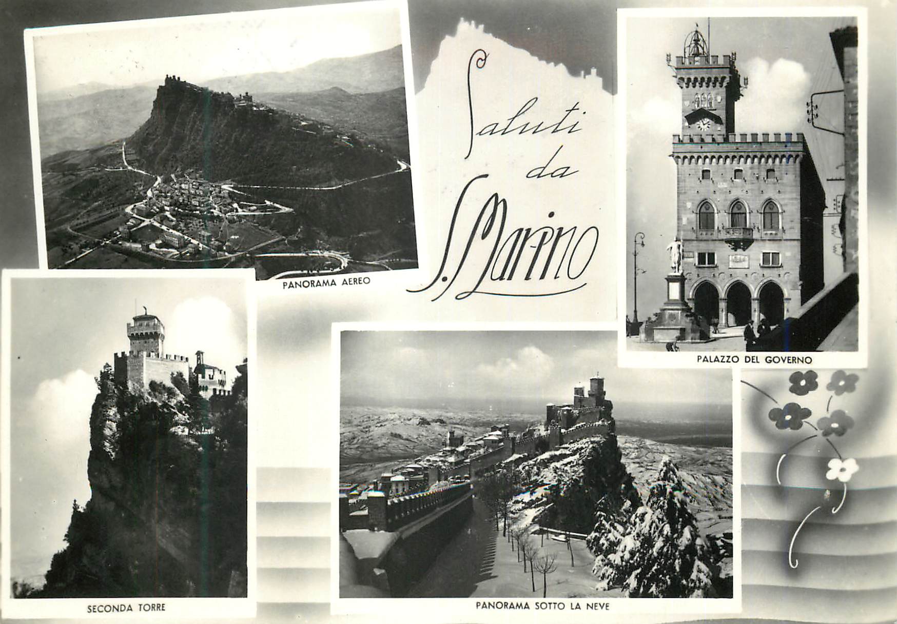 S. Marino — Saluti da S. Marino — Ediz. Foto S. Marino di Burgagni
