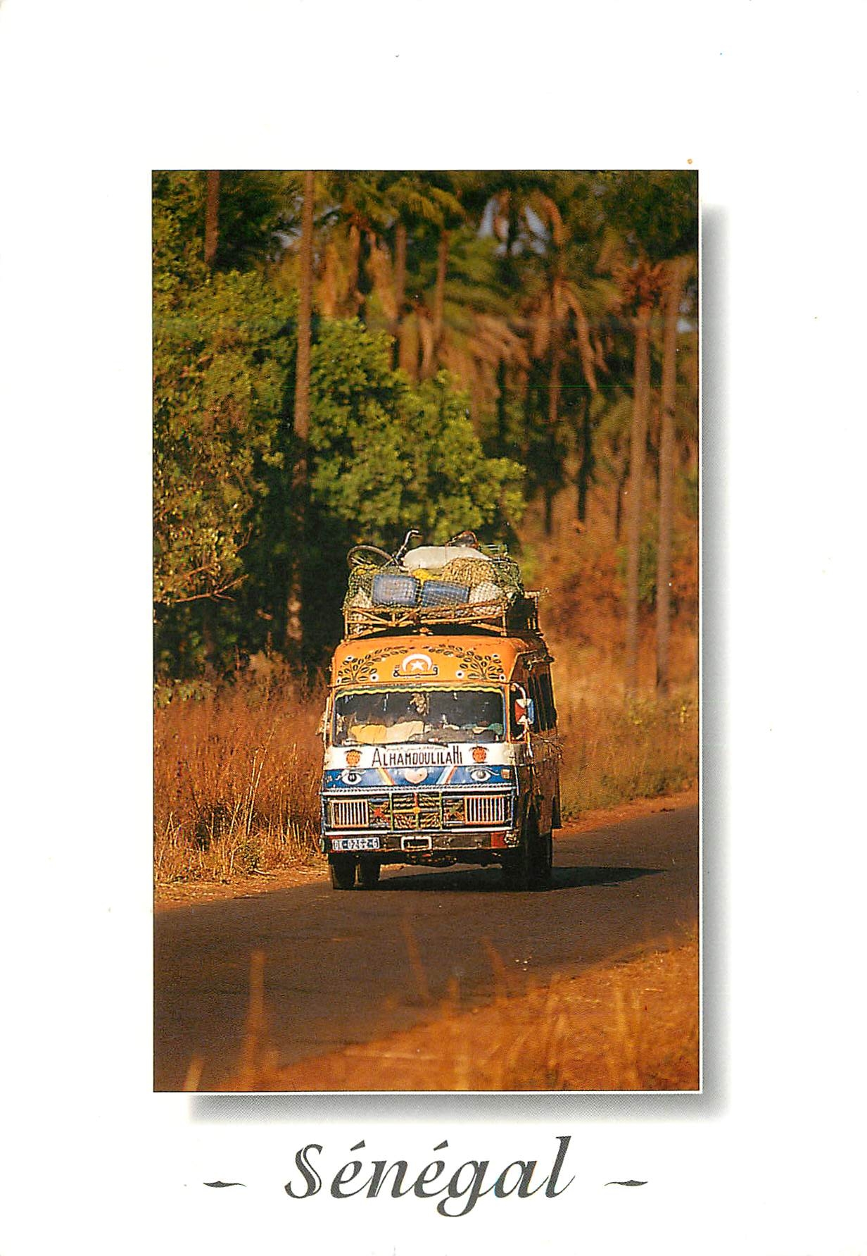 CPM Senegal Traversee du Senegal en car brousse