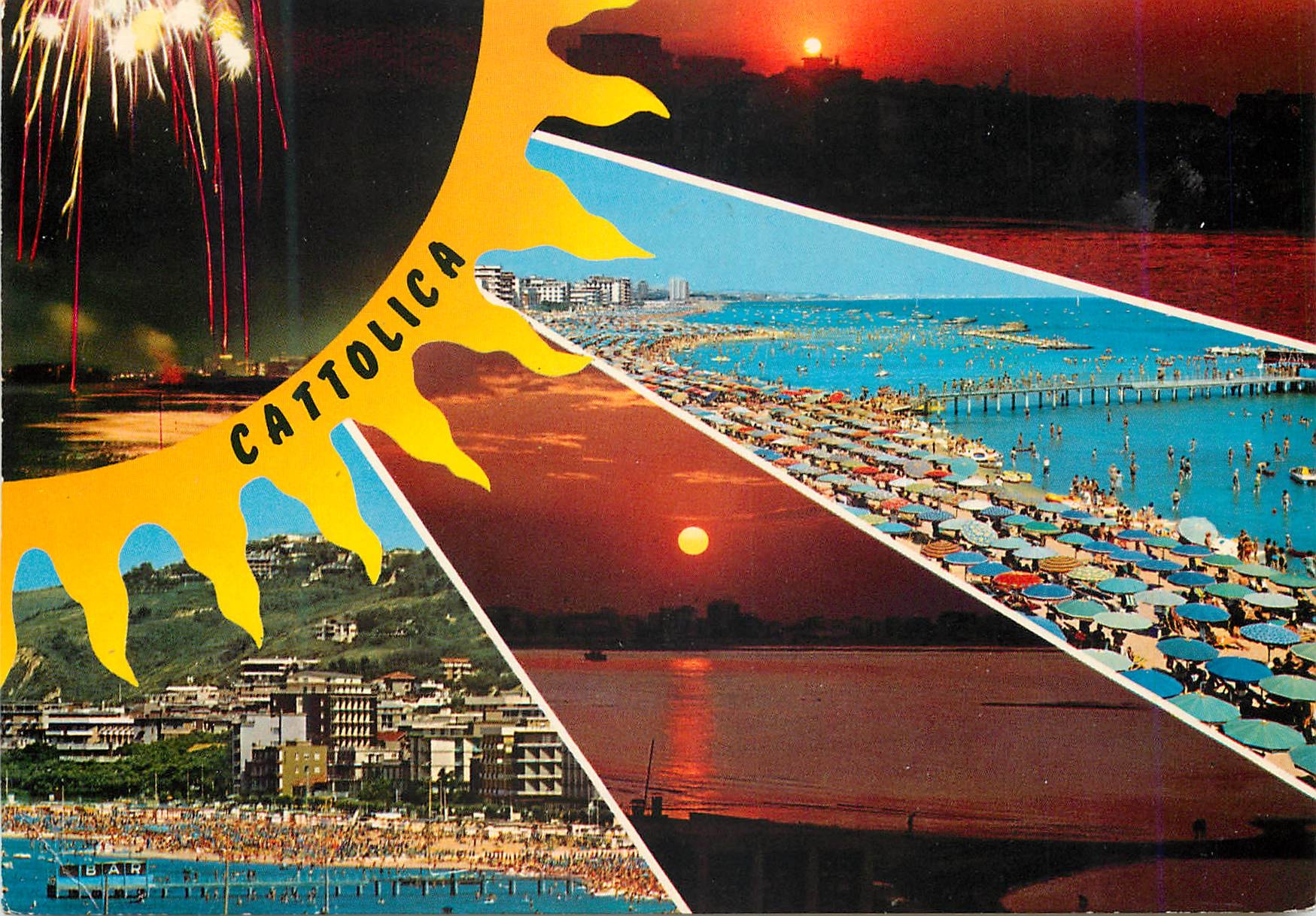 CPM Cattolica Ravissant coin de la mer Adriatique