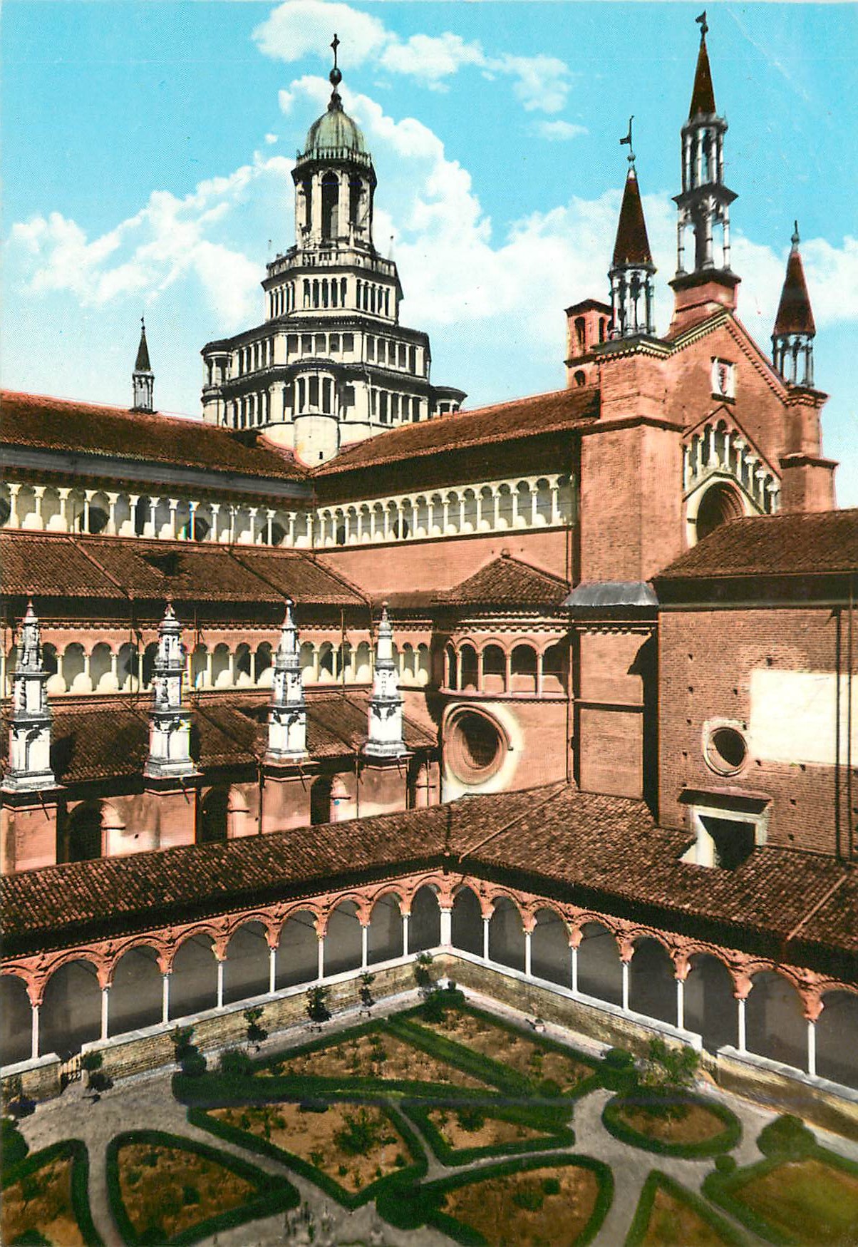 CPM Certosa di Pavia Small cloister and Tiburium
