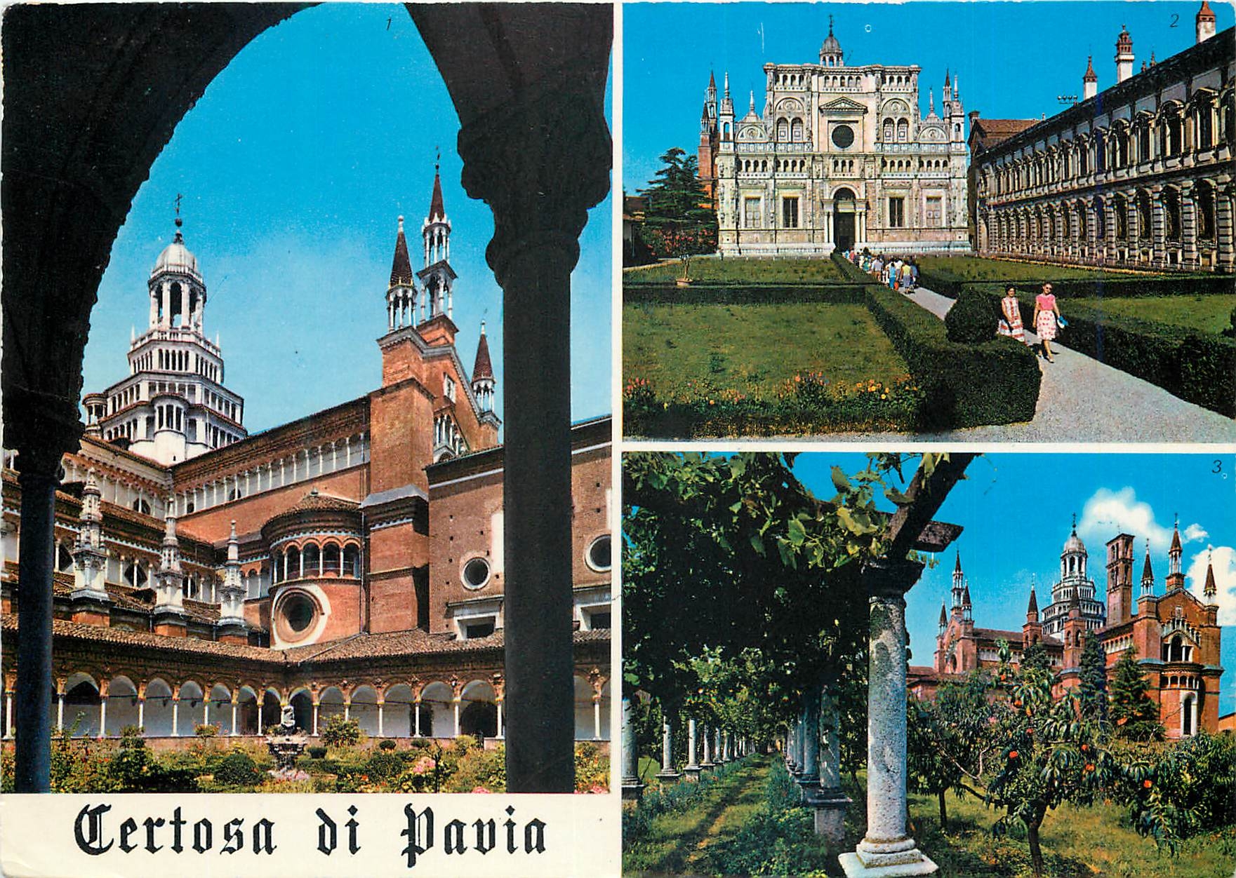 CPM Certosa di Pavia La Facciata a il Museo
