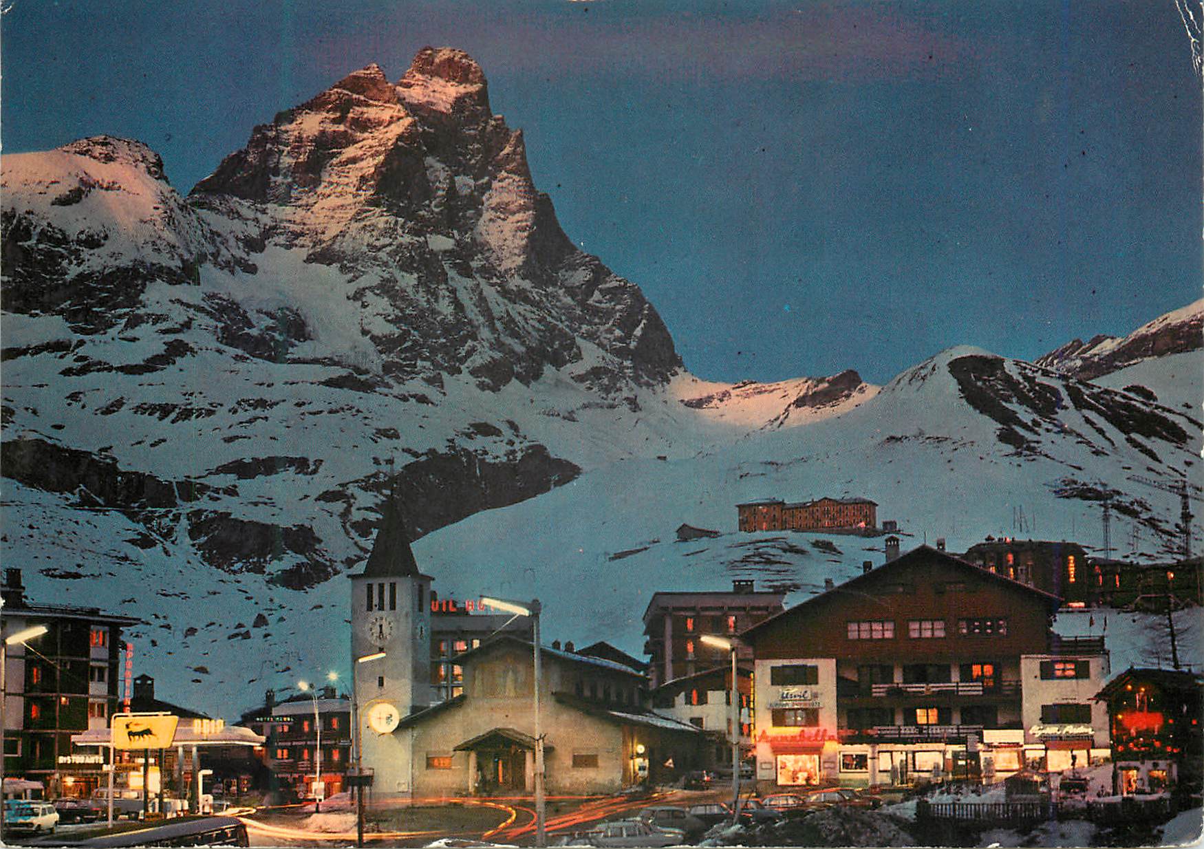 CPM Breuil-Cervinia Vallee d'Aosta Notturno