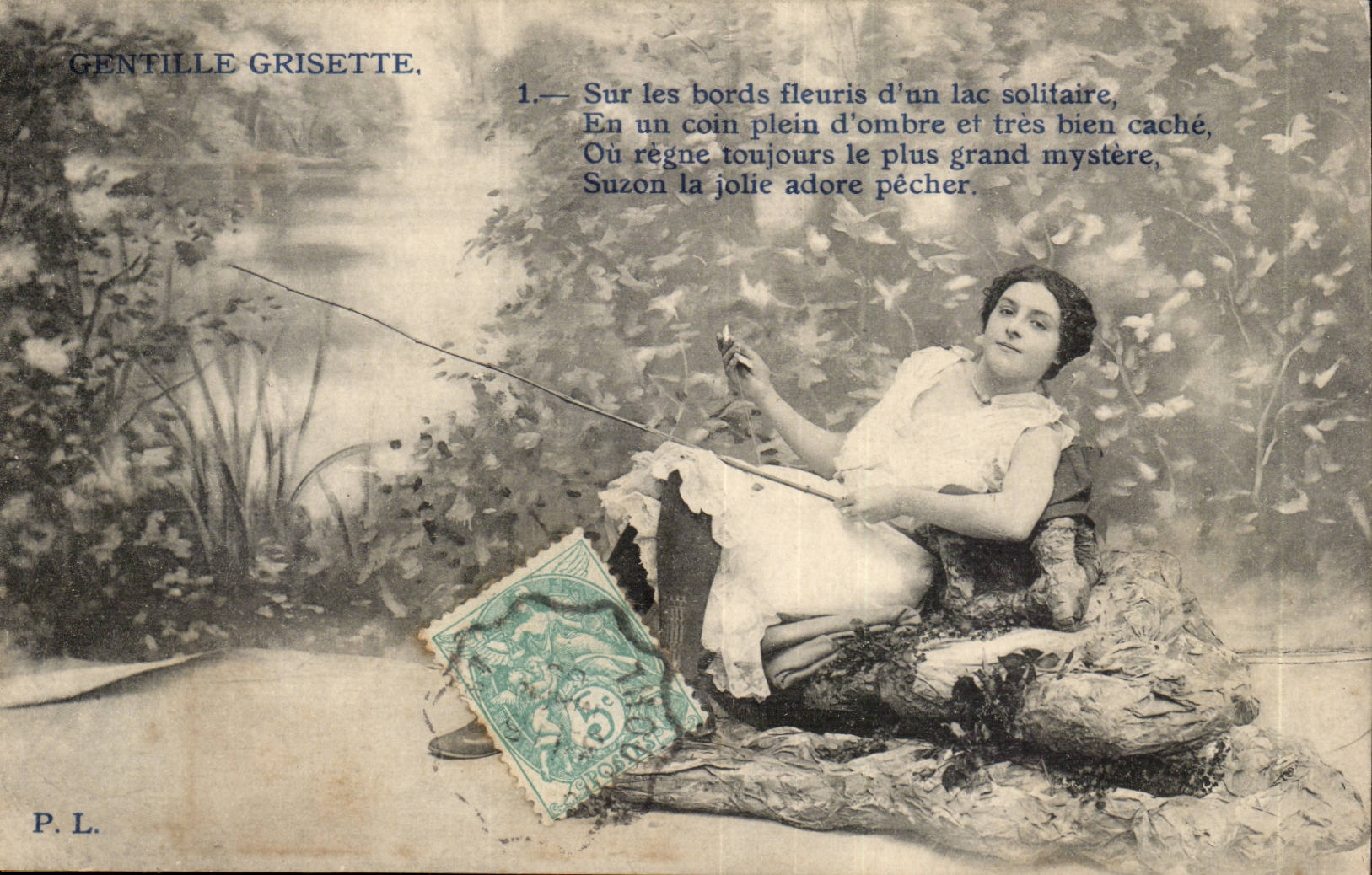 Gentille Grisette — Poème sur un lac solitaire — P.L.