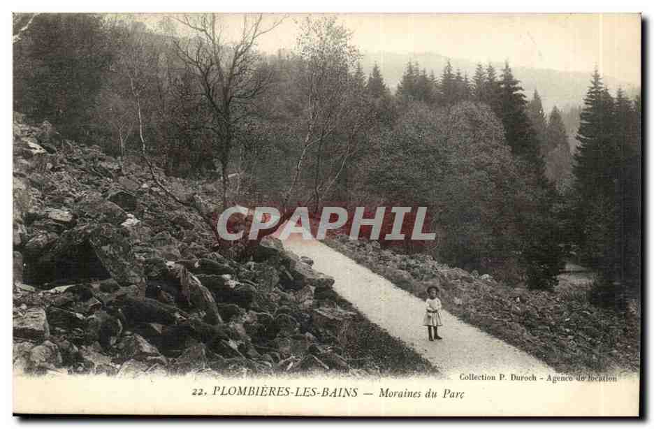 Plombieres les Bains CPA Moraines du parc 