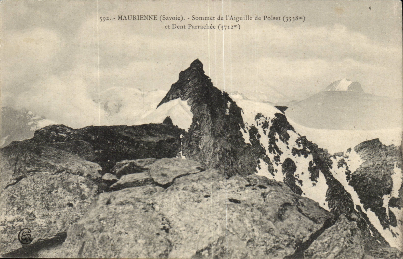 Maurienne CPA Sommet de l'aiguille de Polset (3538m) et Dent arrachee (3712m)