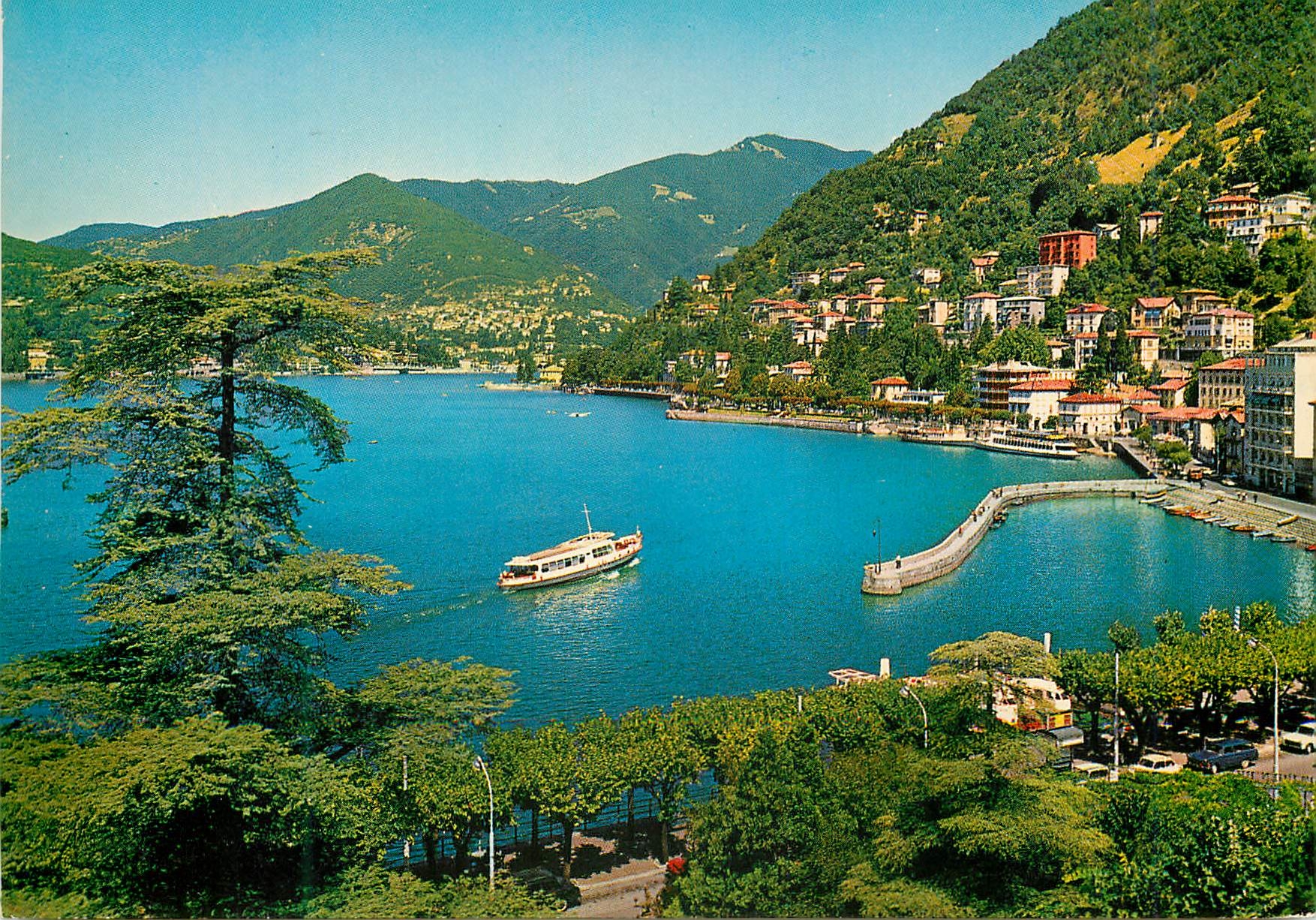 CPM Como le bord du lac vers villa geno