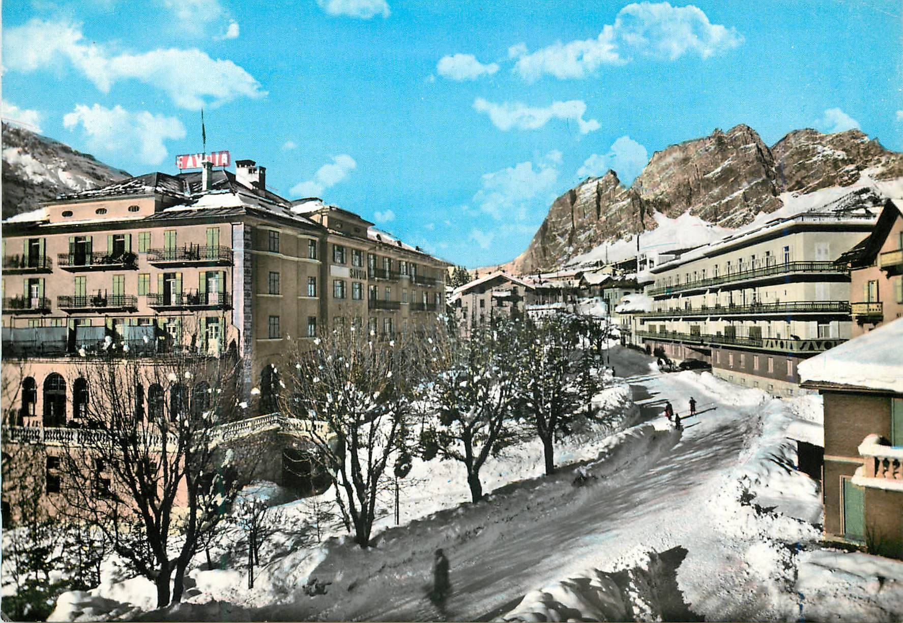 CPM Cortina m 1224 grandi alberghi savoia