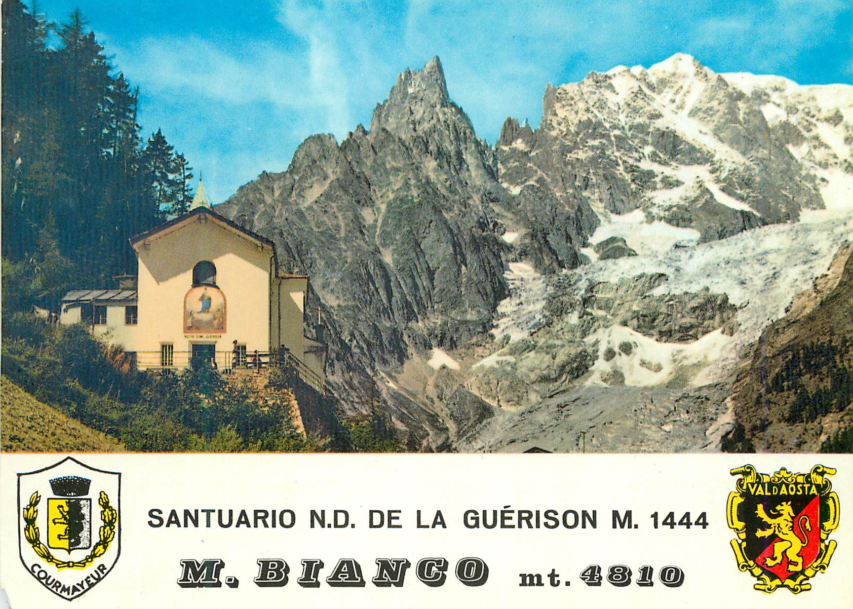 CPM Courmayeur aiguille noir de peuterey e M bianco m 4810