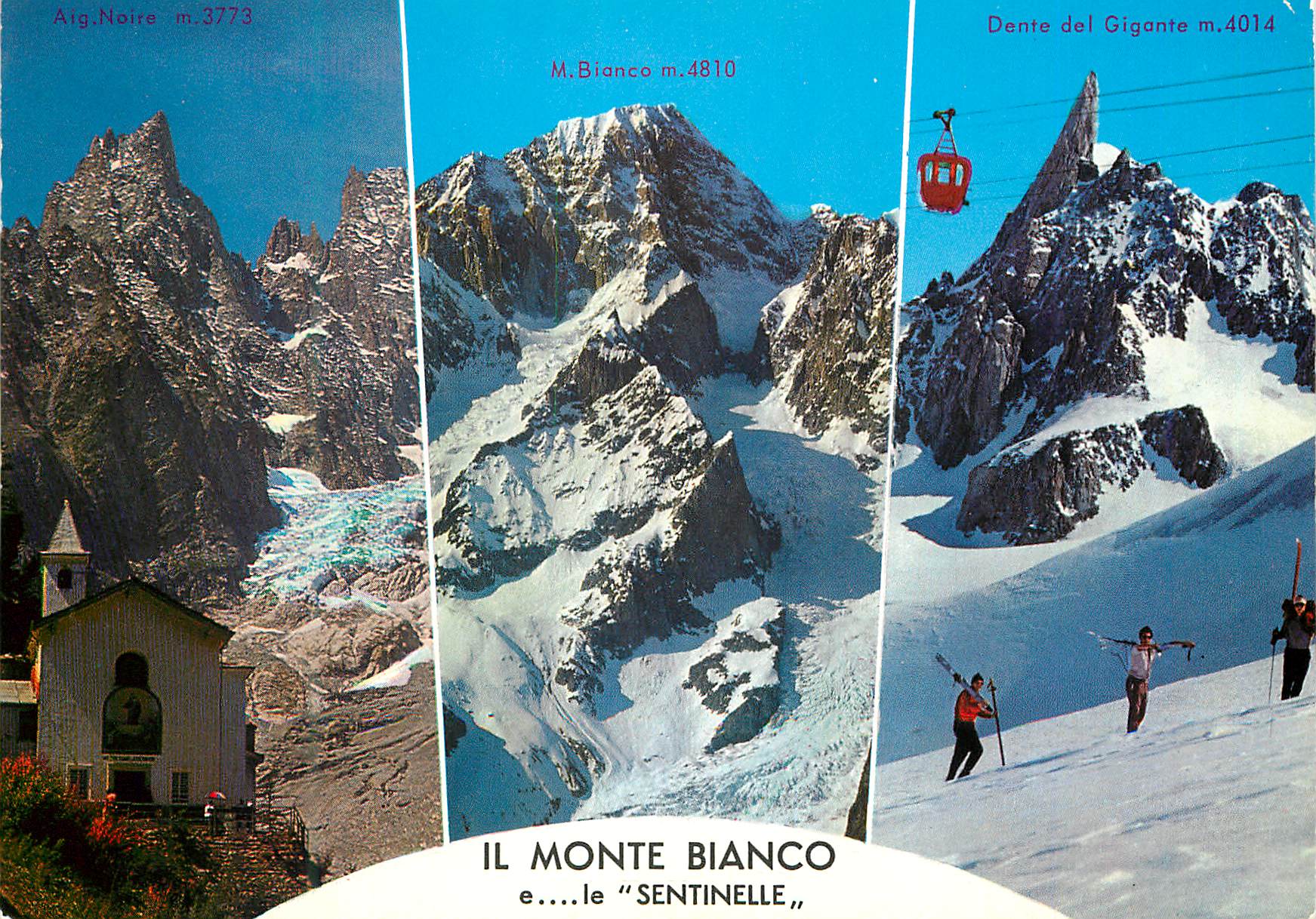CPM Courmayeur il monte bianco le sentinelle