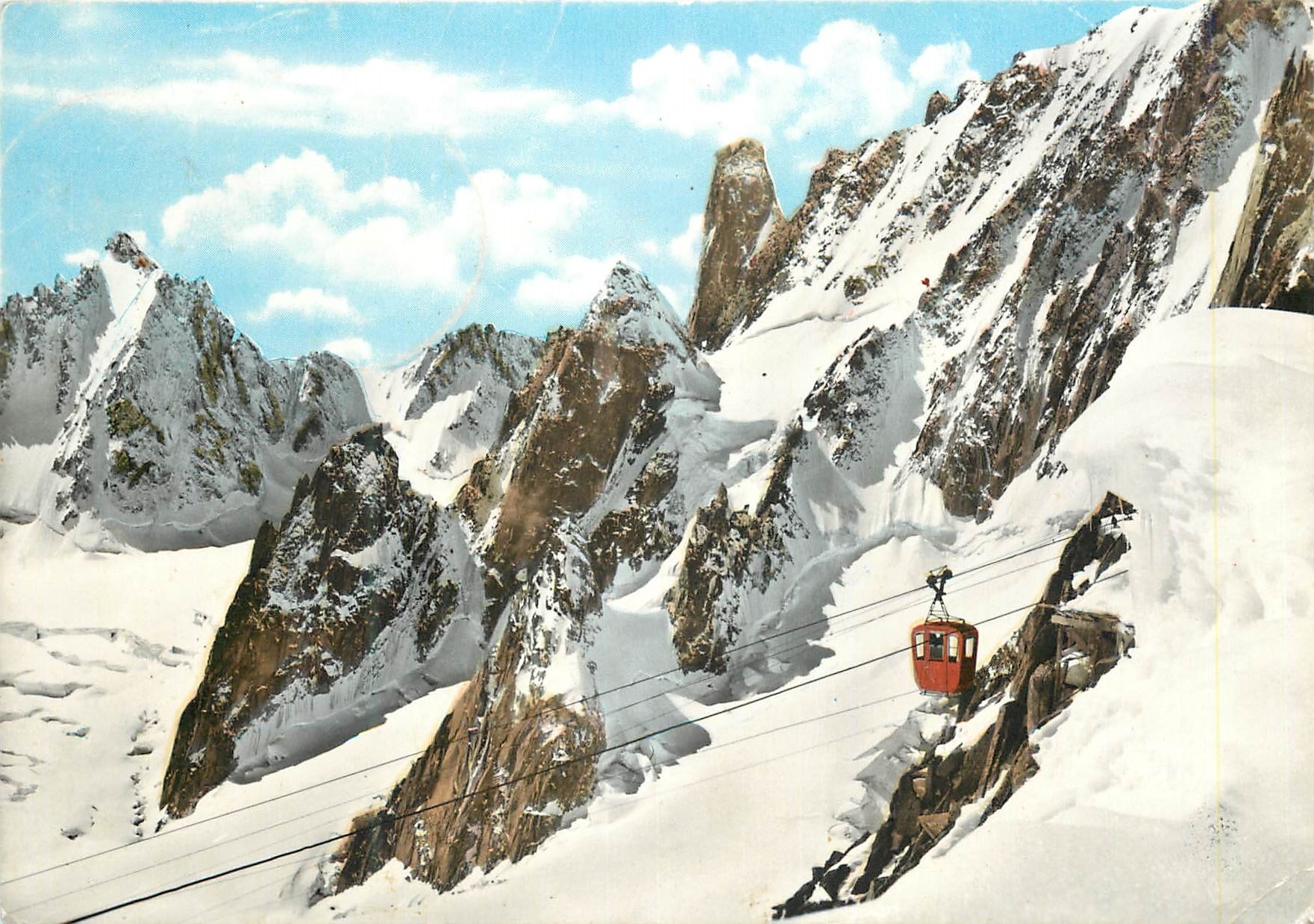 CPM Courmayeur teleferiques des glacier du mont blanc la plus haute du monde