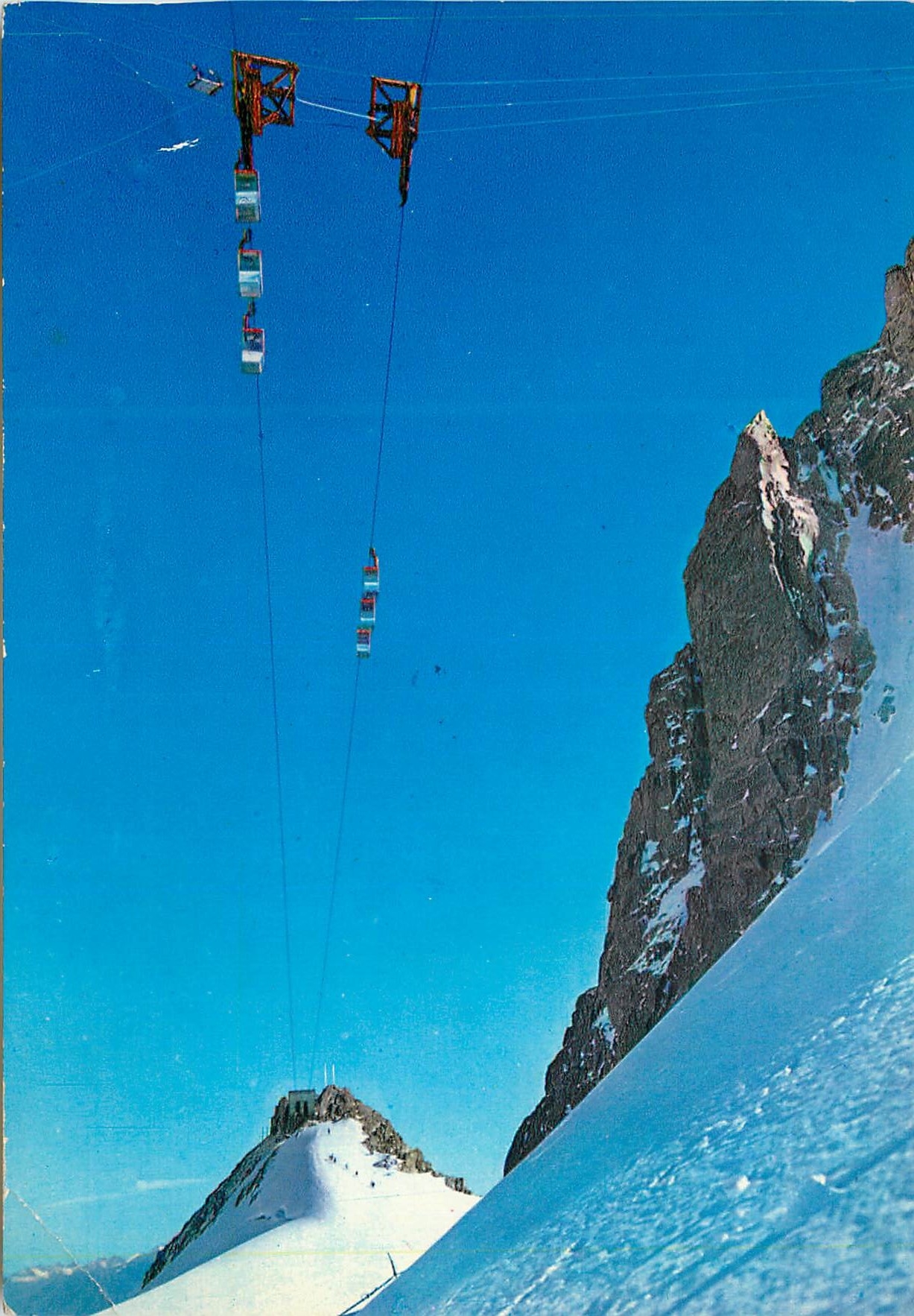 CPM Courmayeur m 1224 funiculaire des  glacier pilier aerien courmayeur 1224 m