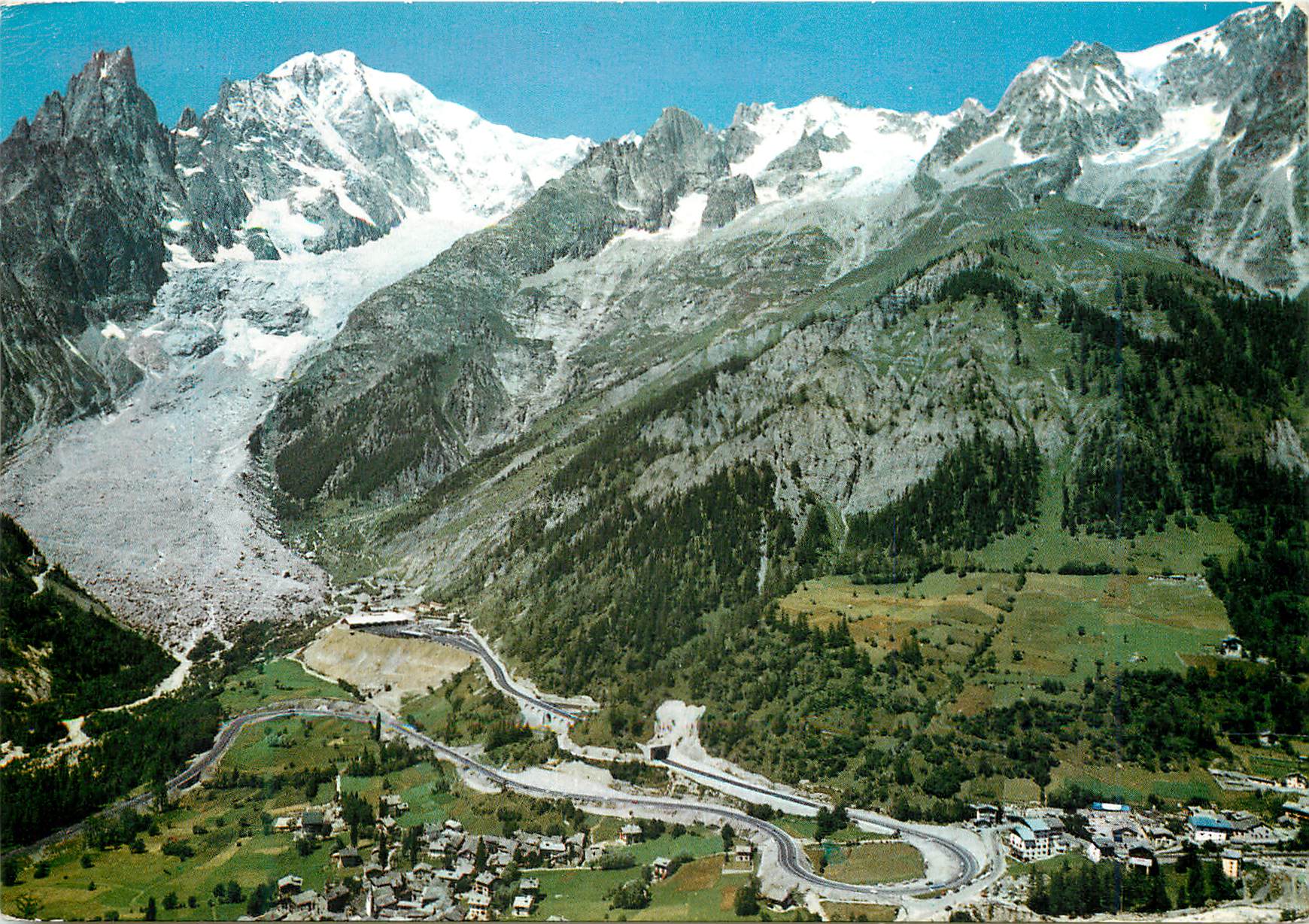 CPM Courmayeur m 1224 panorama enteves la palud