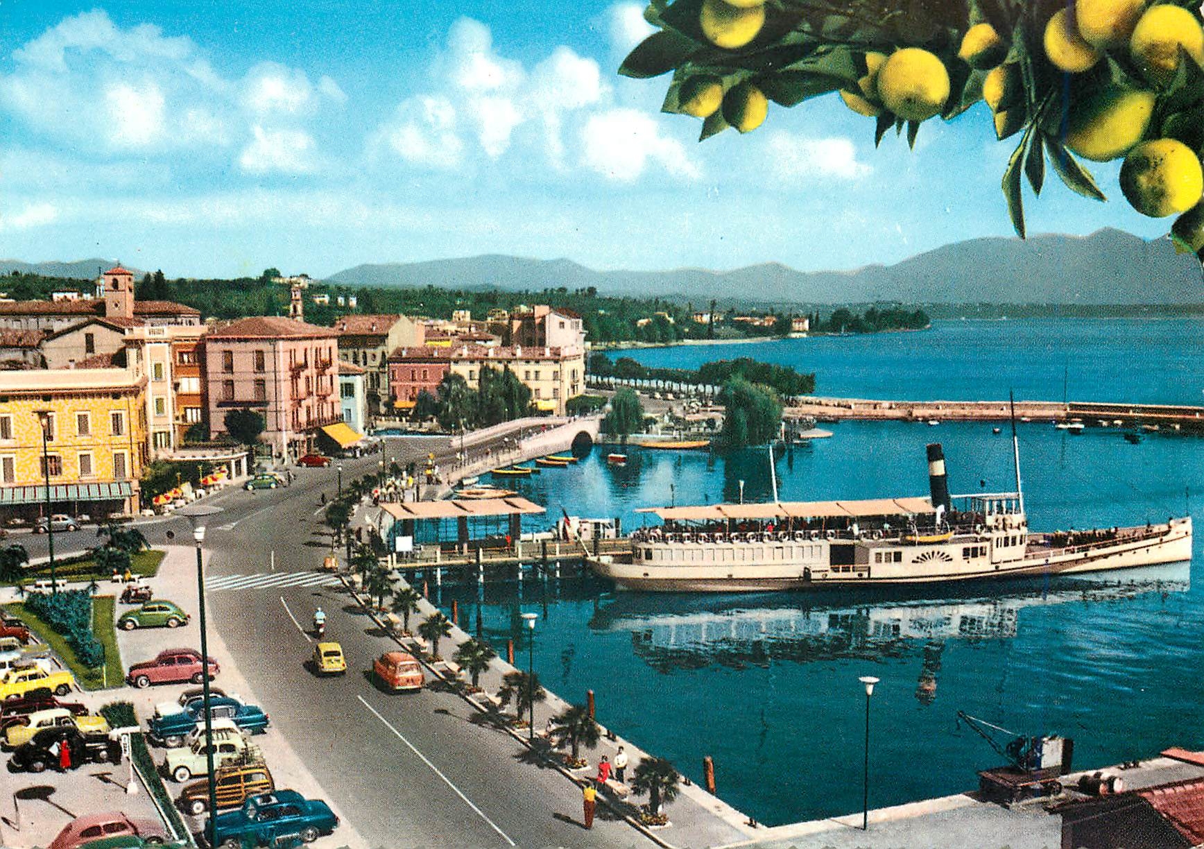 CPM Lac de garda desenzano vue generale Bateau
