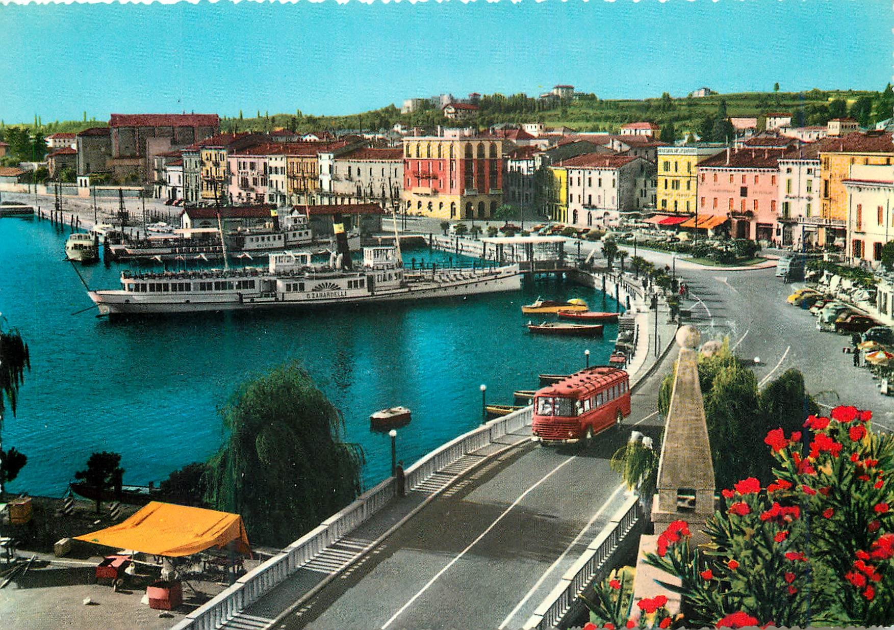 CPM Lac de garda desenzano vue generale Bateau