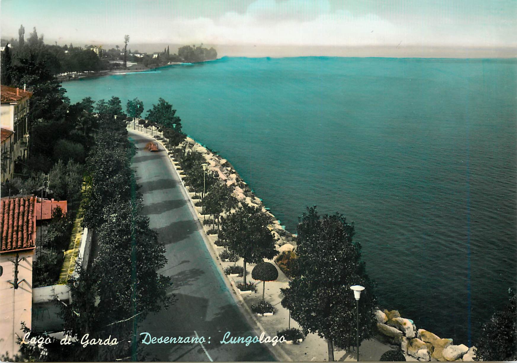 CPM Lac de garda desenzano le long du lac