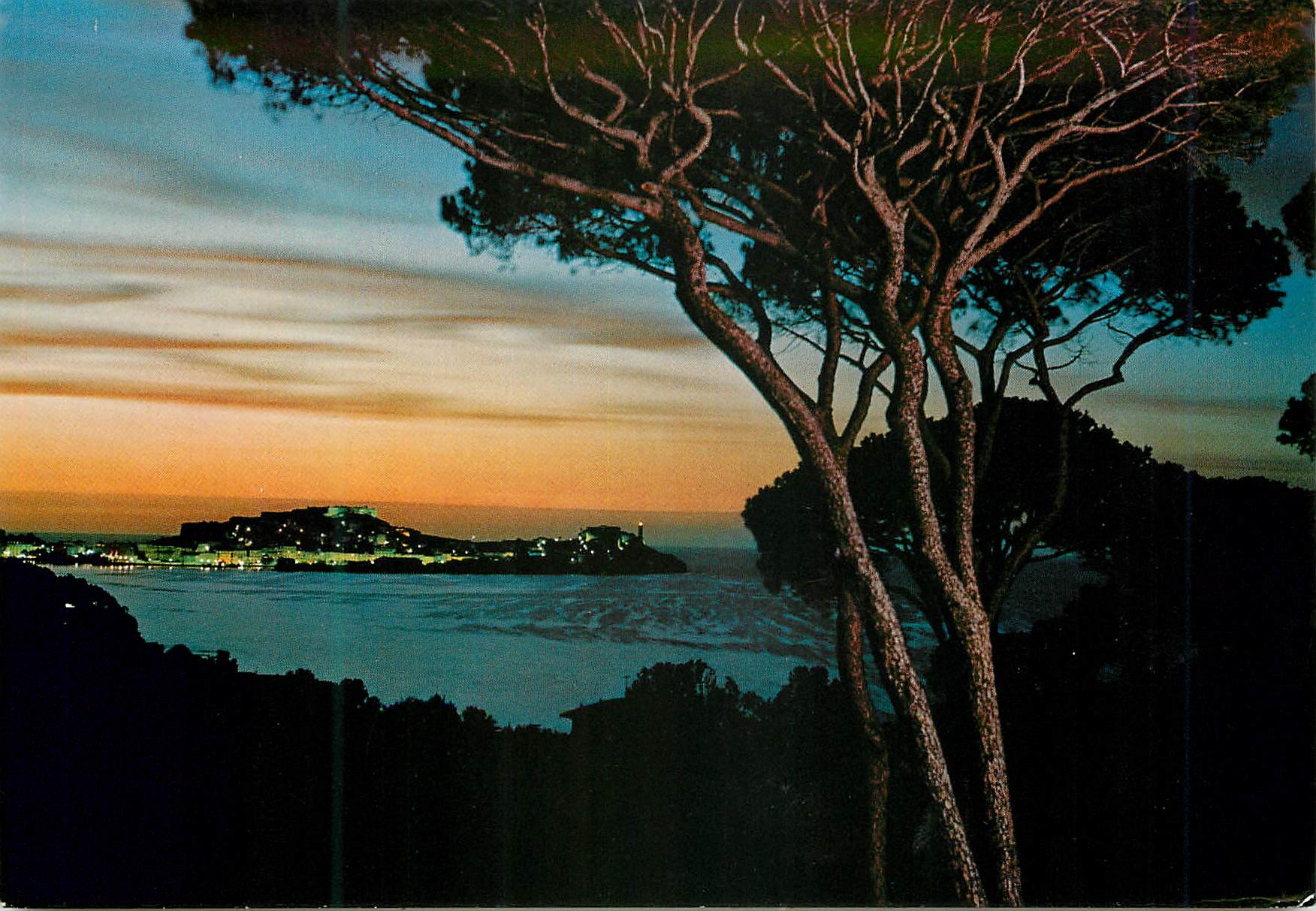 CPM Isola d'elba portoferraio la nuit