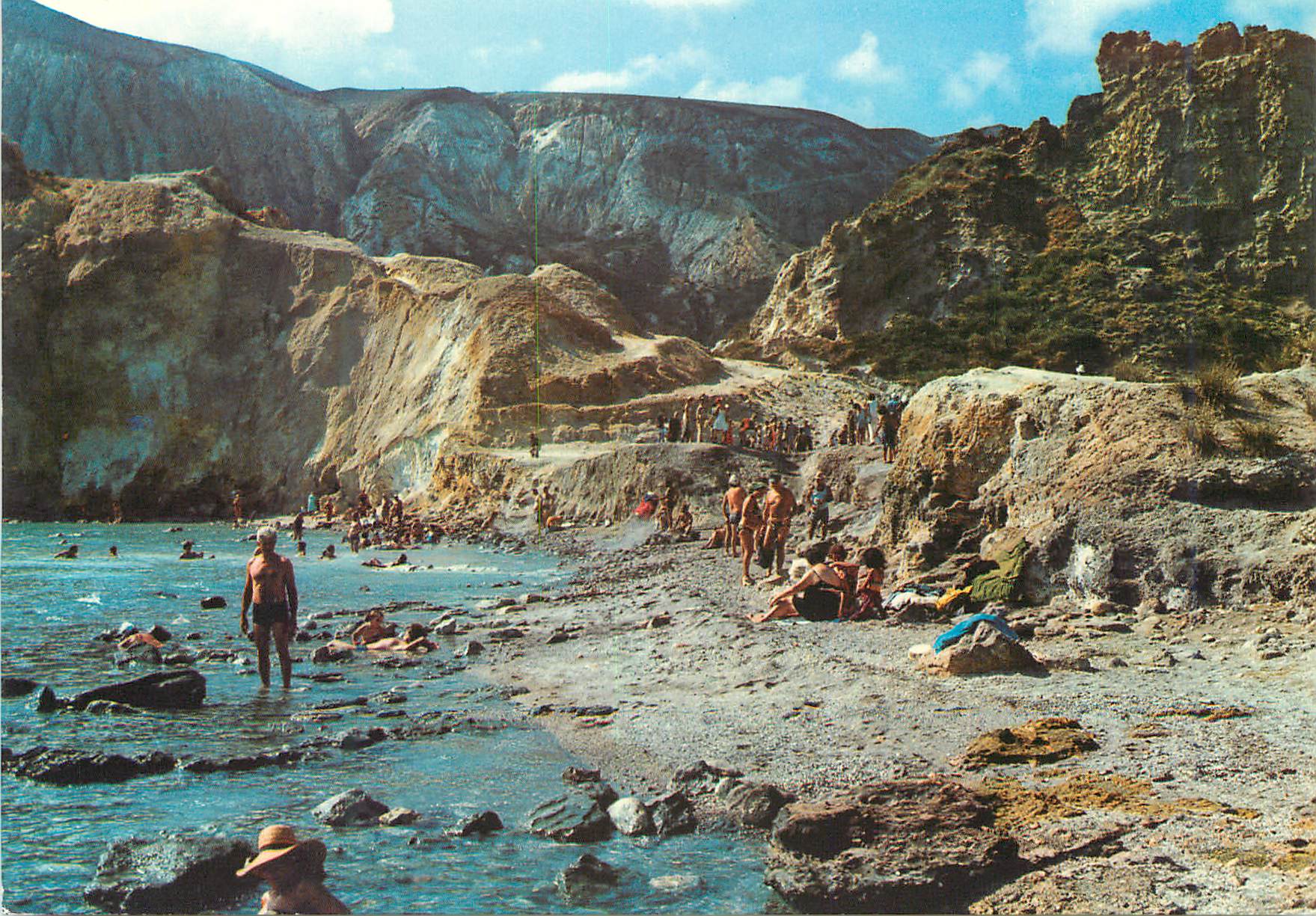 CPM Isola di vulcano (italia) le fumarole sulfuree