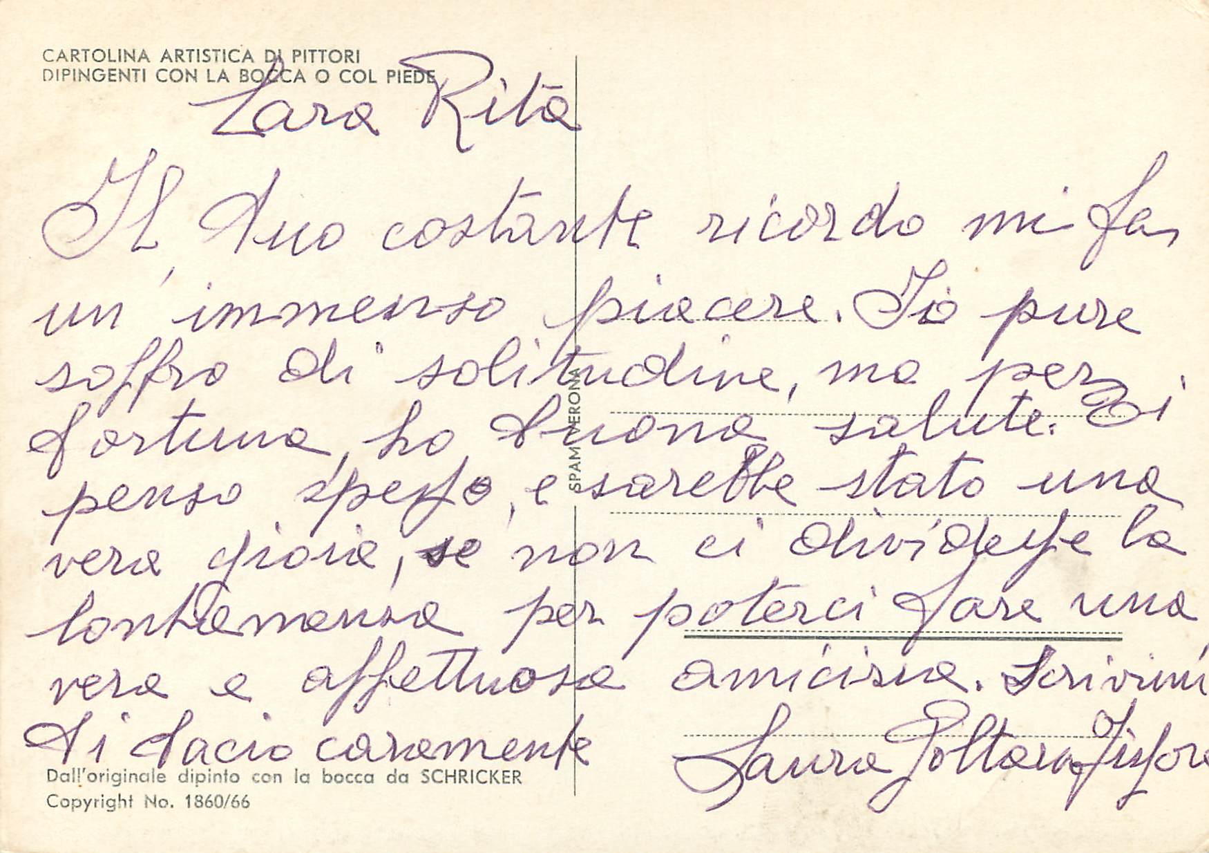 CPM Buon natale e felice anno nuovo — Verso