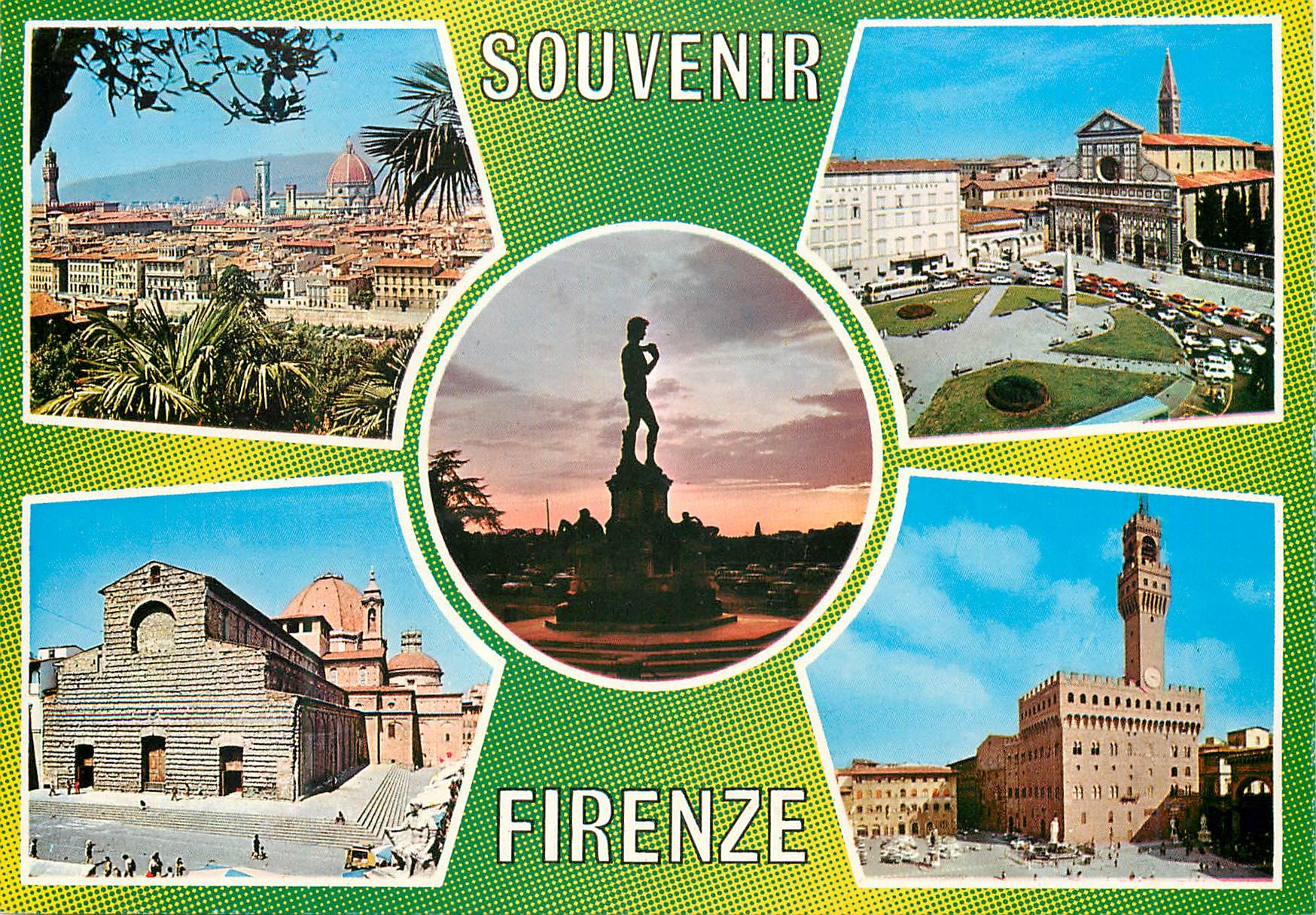CPM Firenze souvenir panorama s maria novell