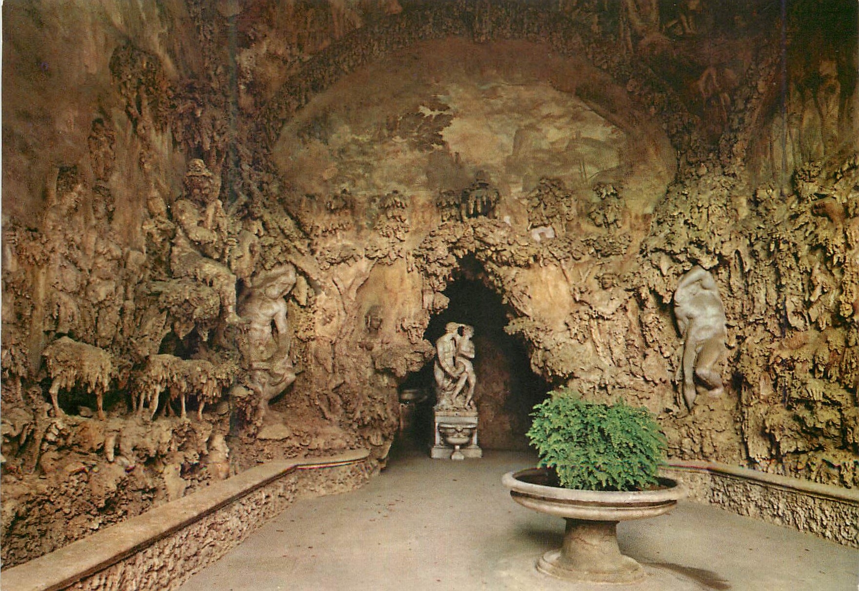 CPM Firenze le jardin de boboli grotte de buontatenti