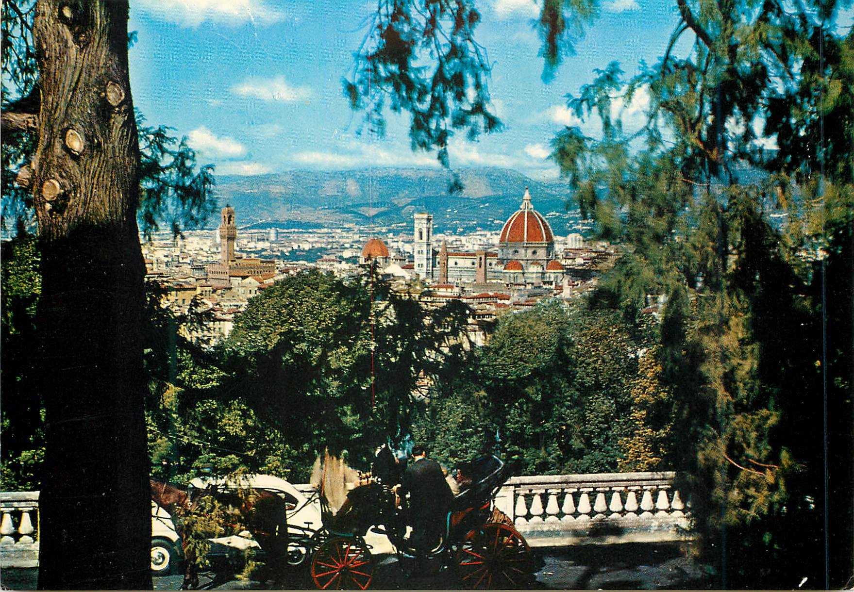 CPM Firenze une vue de s minlato al monte