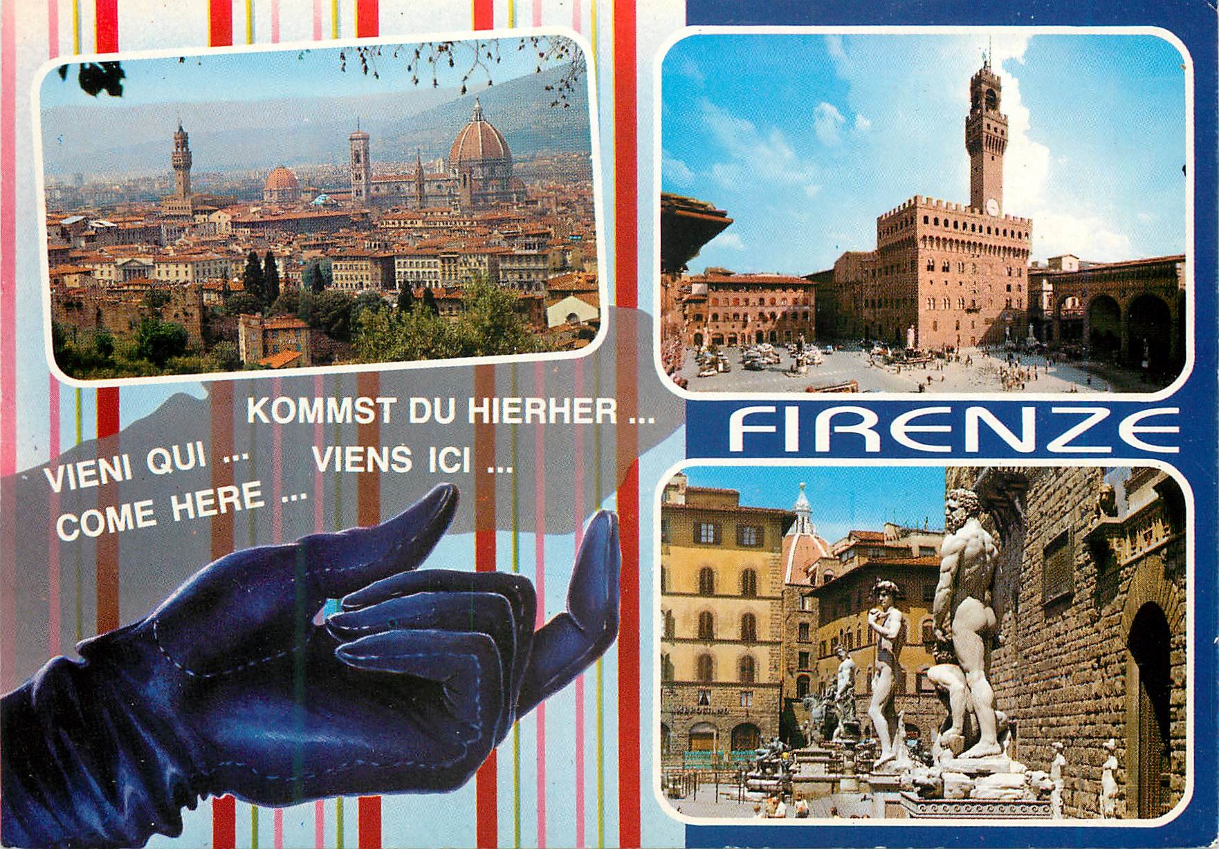 CPM Firenze panorama palazzo vecchio