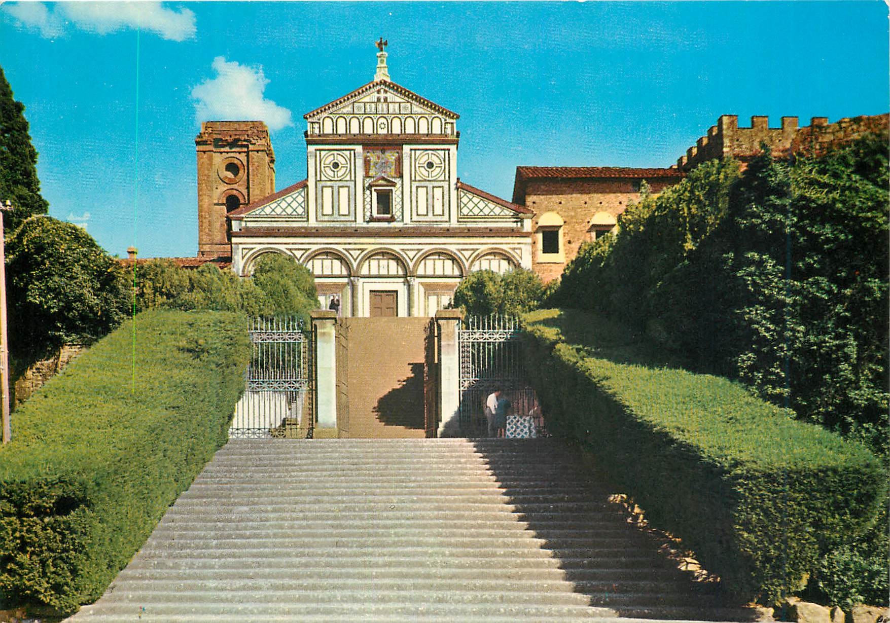 CPM Firenze la basilique de s miniato sur la montagne