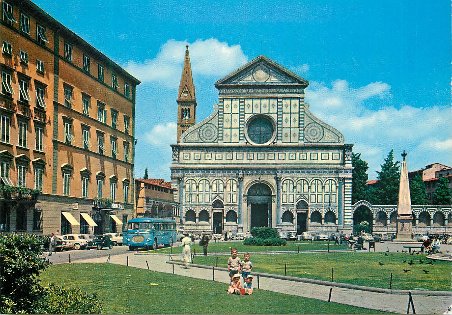CPM Firenze basilique et place de st maria novella