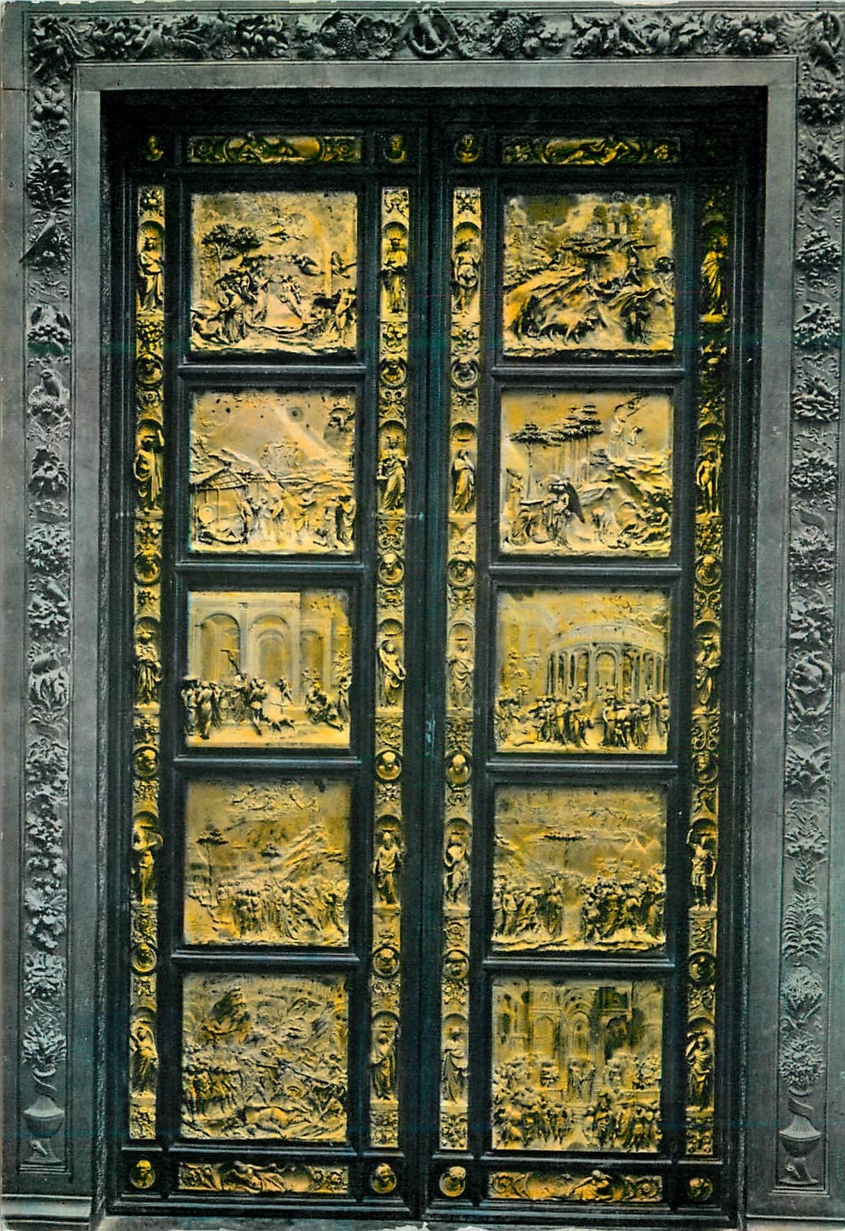 CPM Firenze baptistere la porte du paradie (ghiberli)