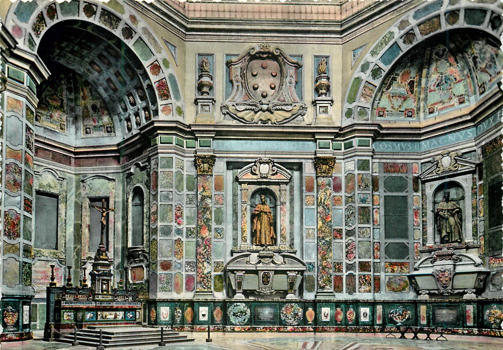 CPM Firenze basilique de st lorenzo chapelle des medicis chapelle des princes commenncee en 1604 par l'arch