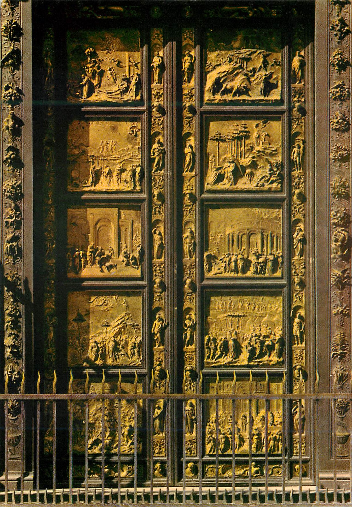 CPM Firenze baptistere la porte du paradis (ghiberti)