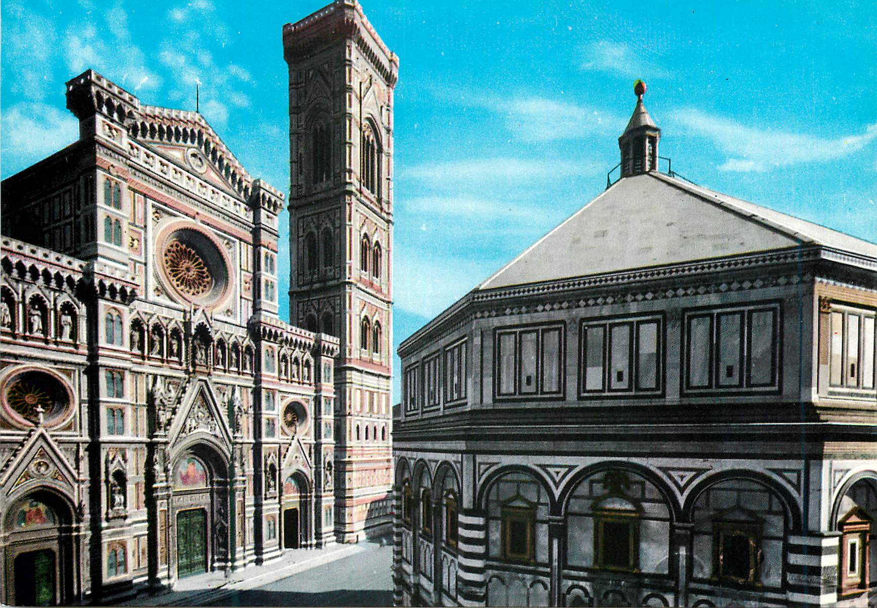 CPM Firenze le baptistere et la cathedrale