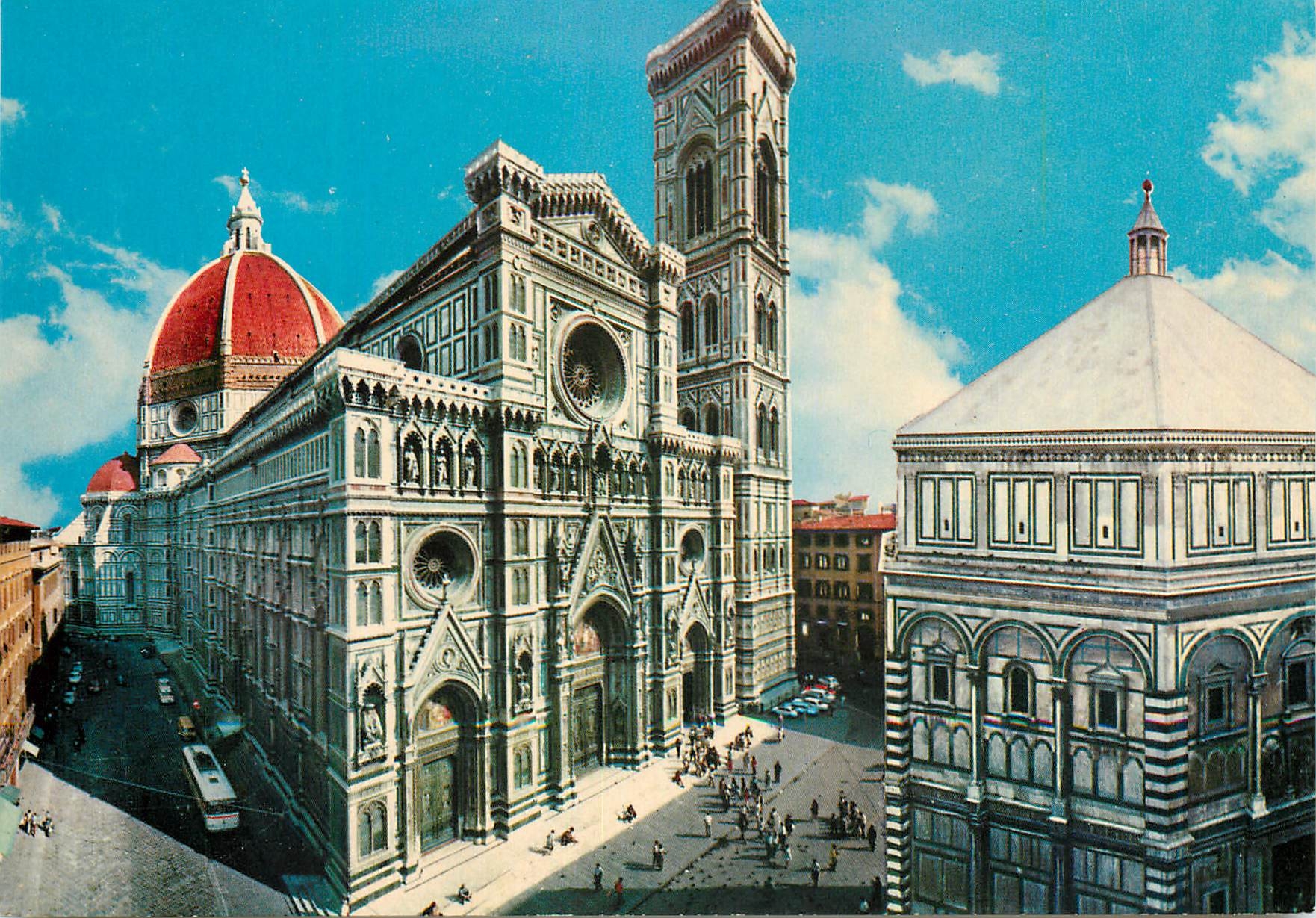 CPM Firenze cathedrale baptistere et campanile