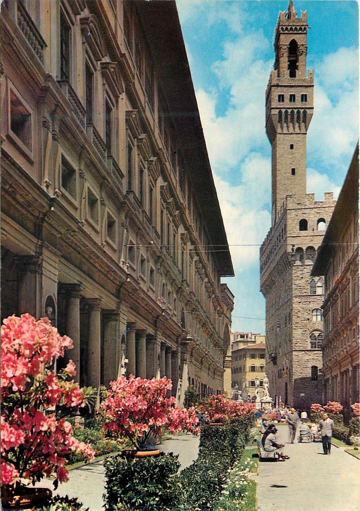 CPM Firenze montre des fleurs les uttizi