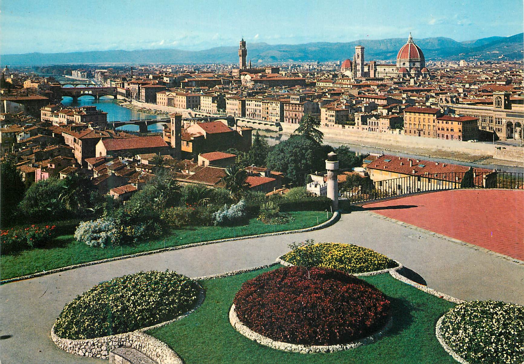 CPM Firenze panorama du piazzale michelangelo