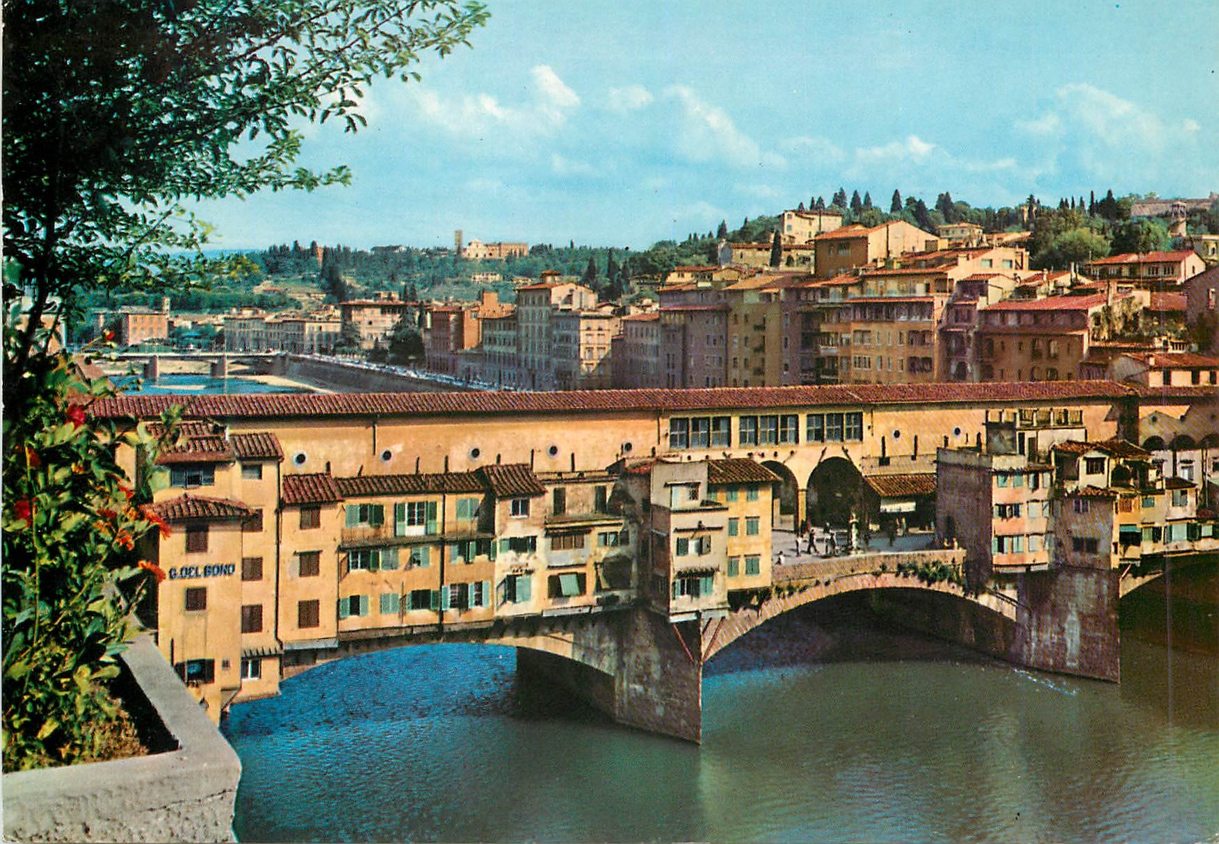 CPM Firenze pont vecchio et cilline de st miniato