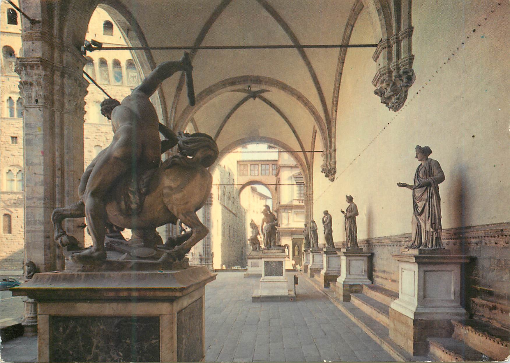 CPM Firenze place de la signoria loge de l'orcagna