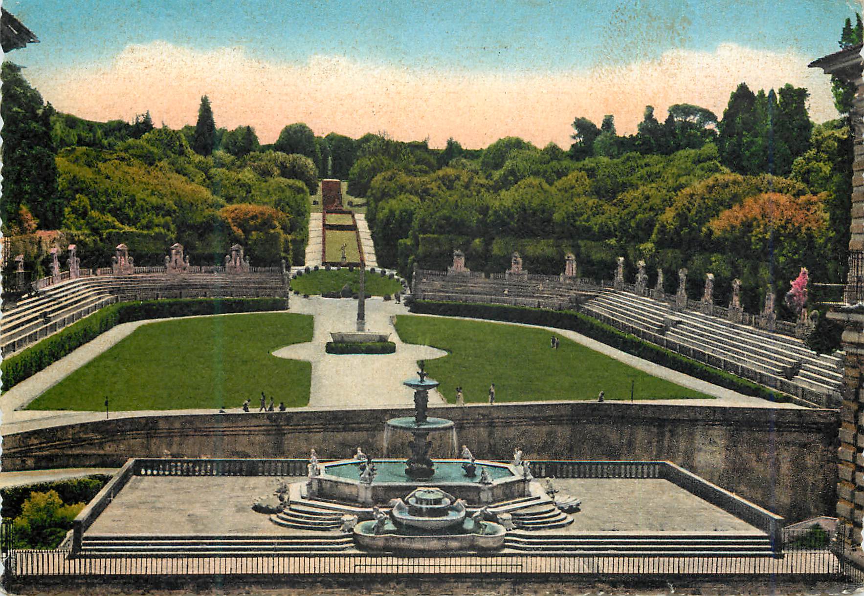CPM Firenze amphitheatre dans le jardin de boboli