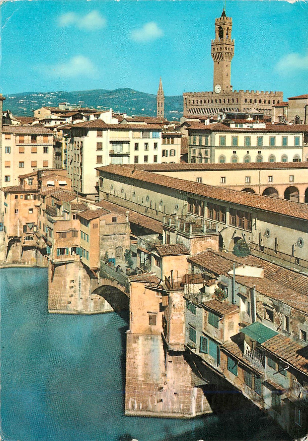 CPM Firenze ponte vecchio (vu du roof garden de l'hotel pitti palace)