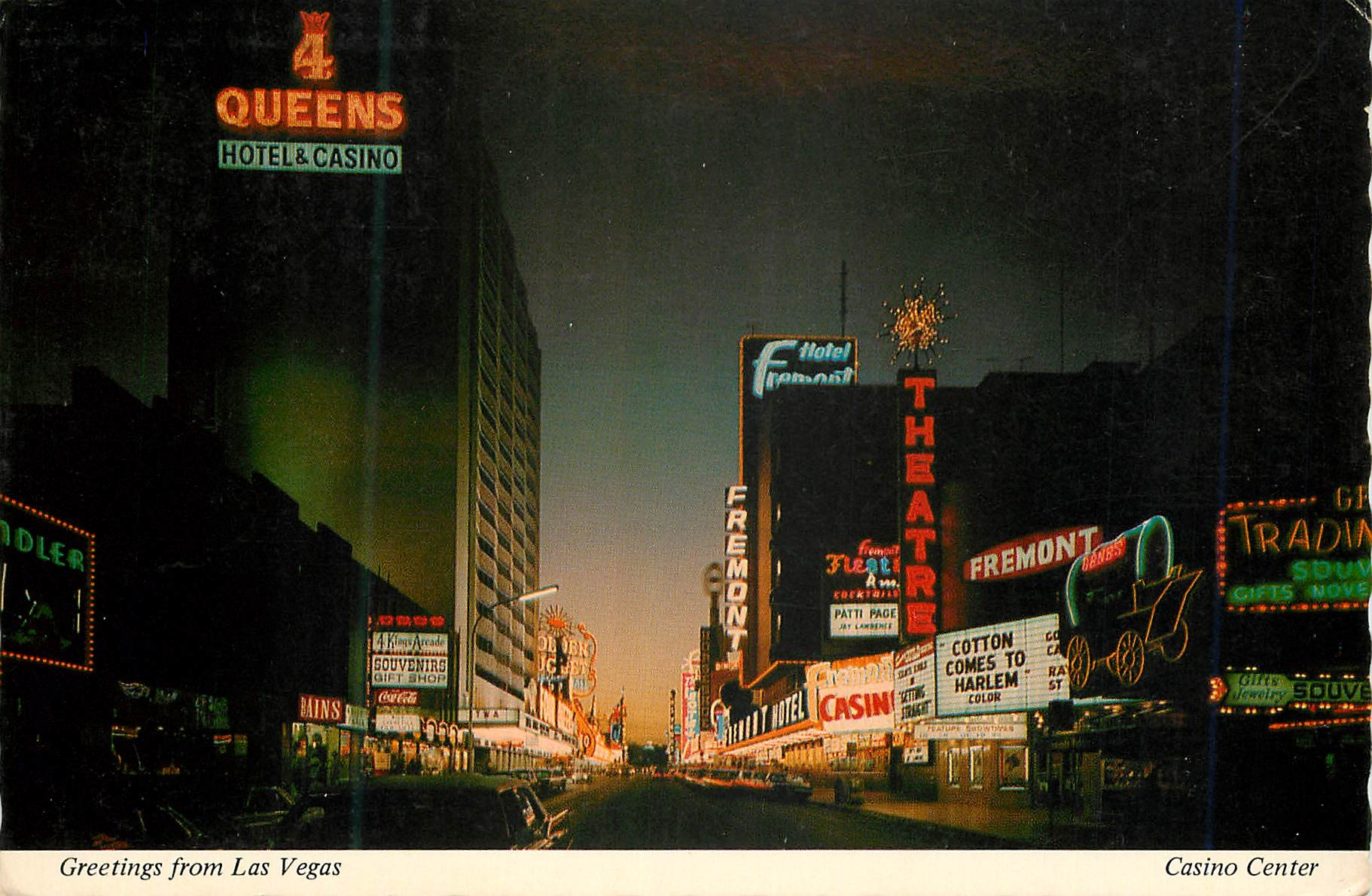 CPM Las vegas queens hotel casino casino senter fremont street