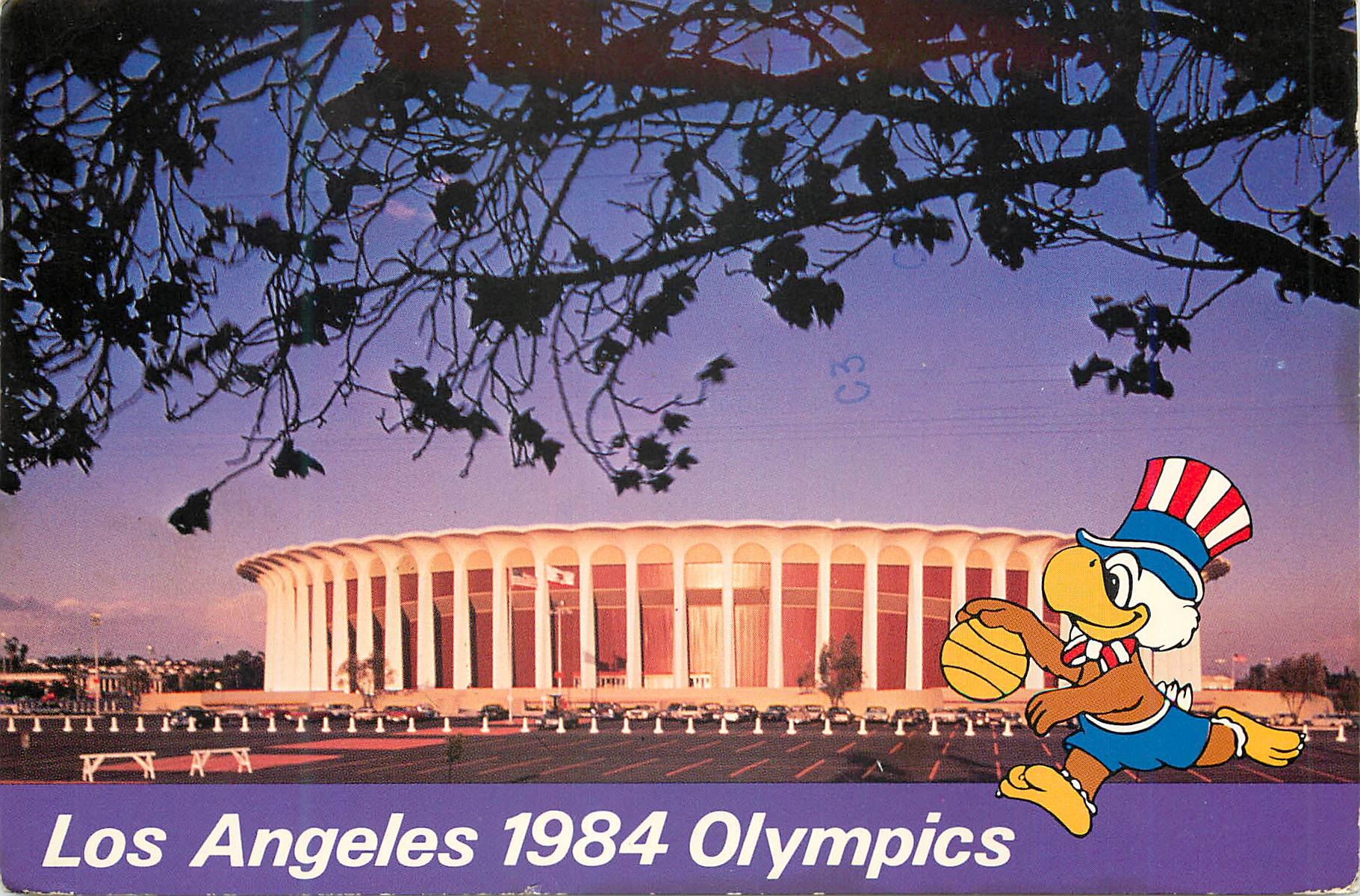 CPM Los angeles 1984 olympics Jeux Olympiques Basket Ball