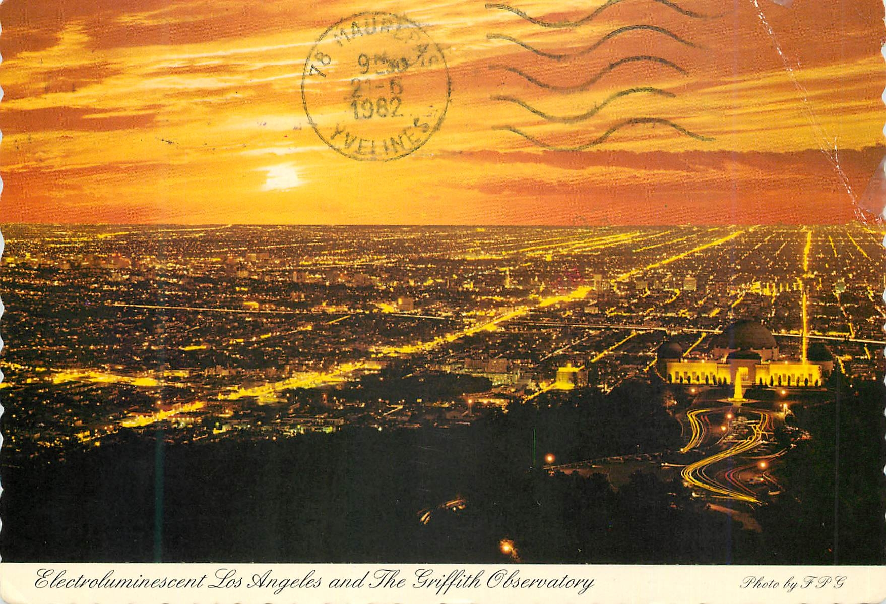 CPM Los angeles sunset over exciting Los angeles