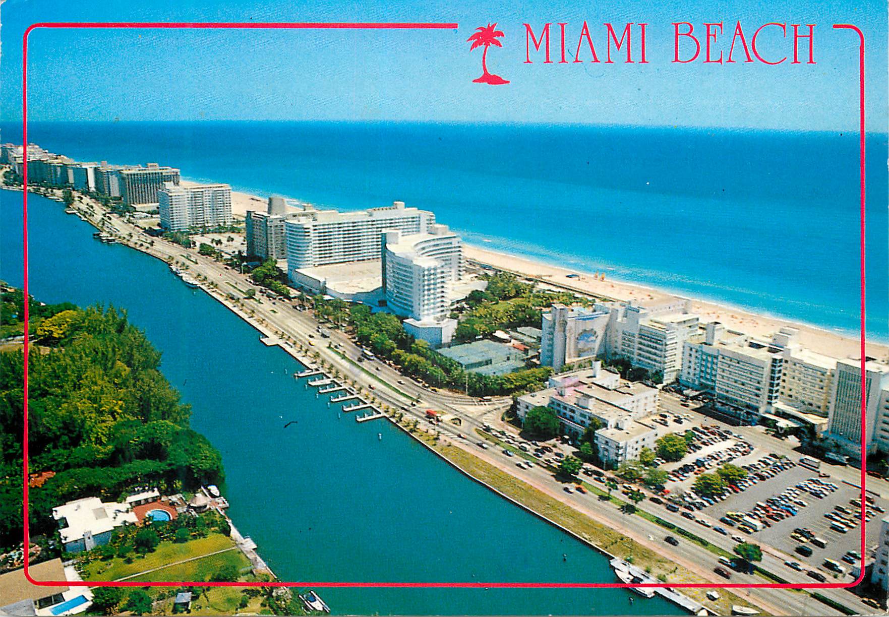CPM Miami beach looking northeast showing the shawnee resort