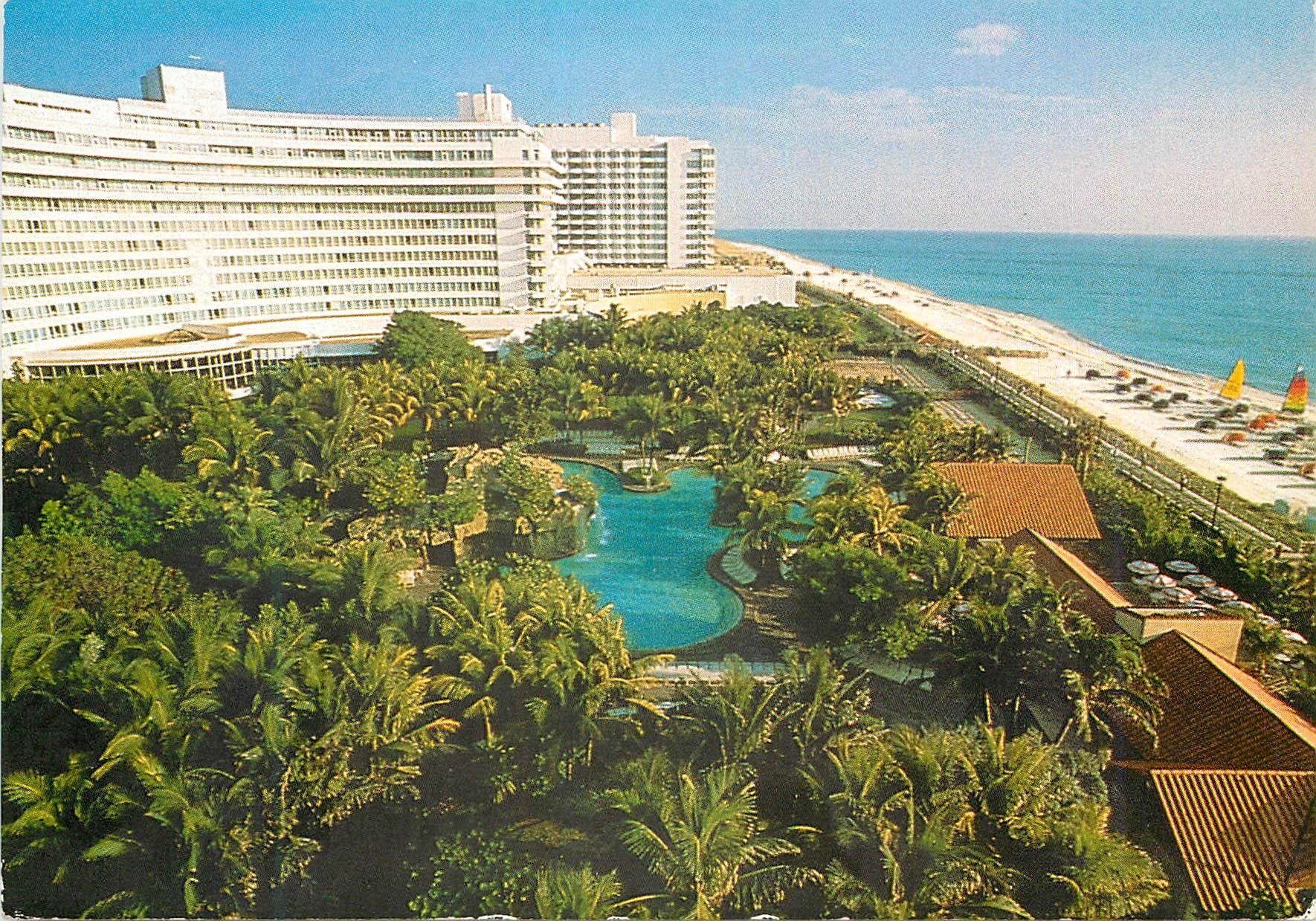 CPM Miami beach collins avenue florida the fontainebleau hilton