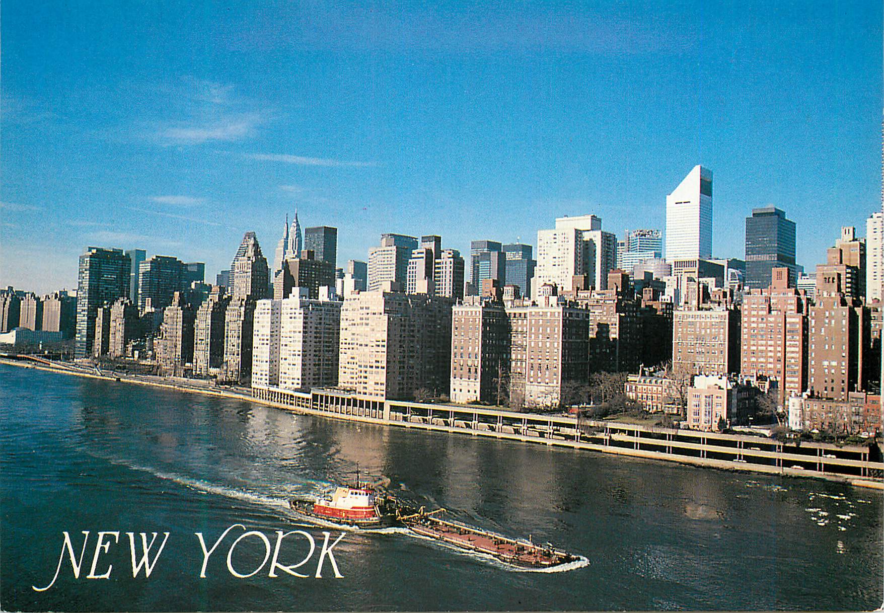 CPM New york city the east river and midtown skyline