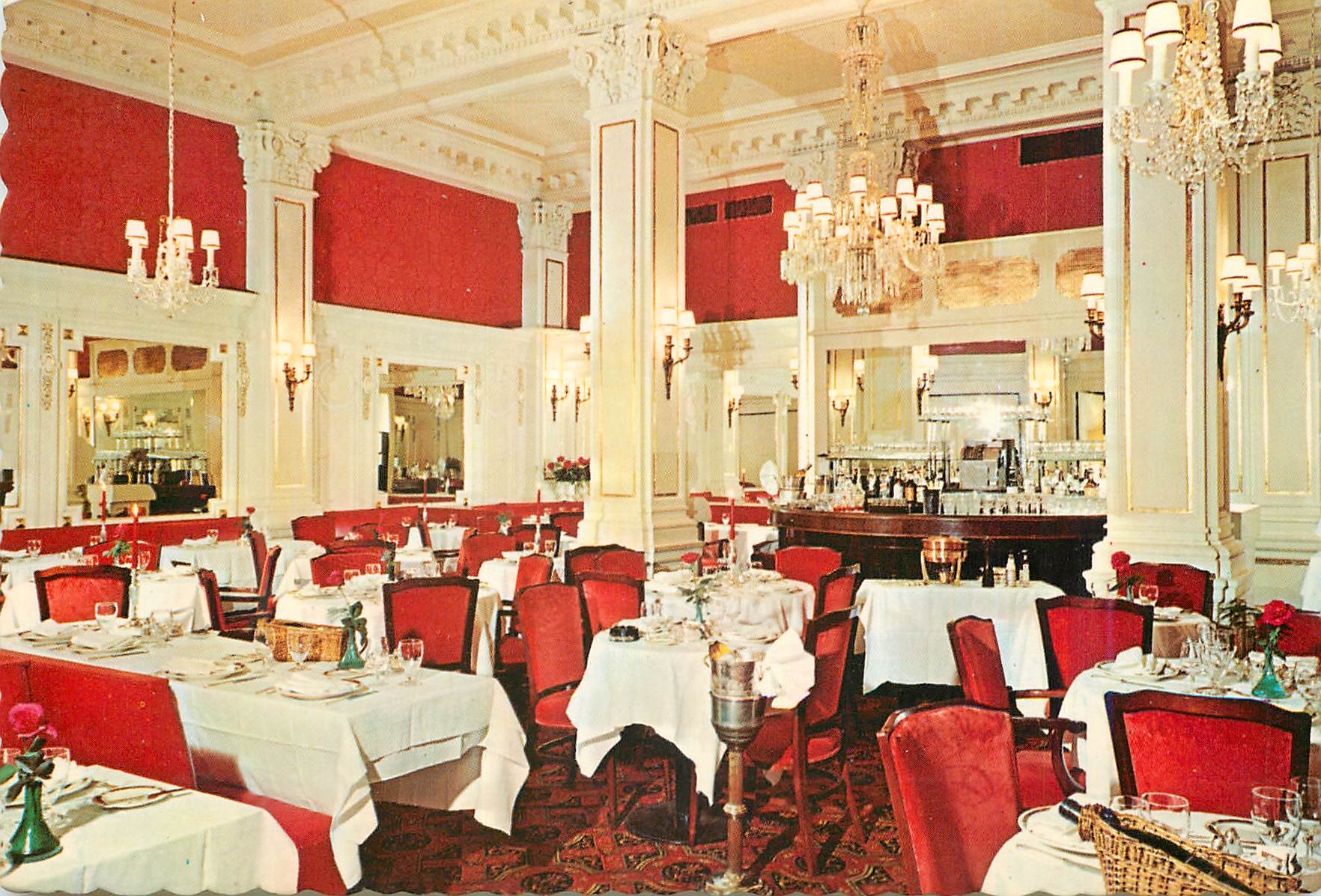 CPM New york city algonquin the rose room original home of the algonquin round table