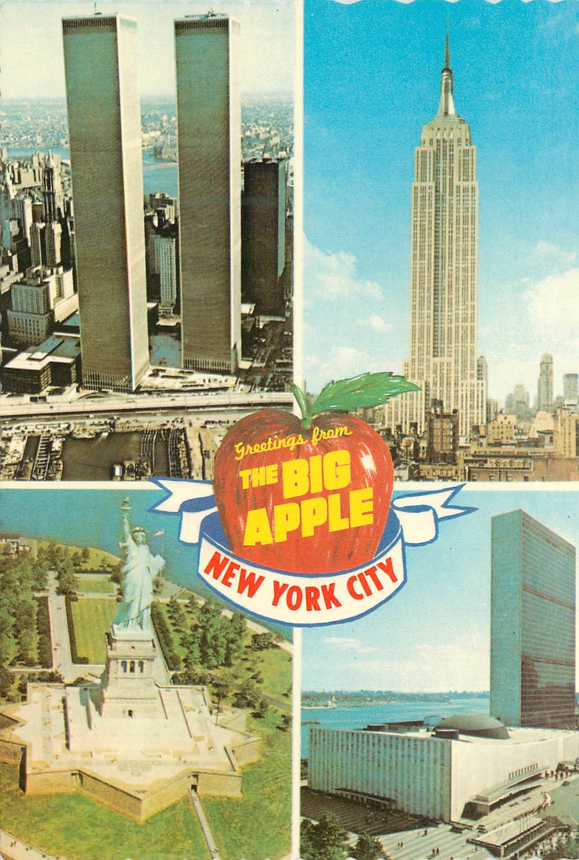 CPM New york city top right the empire state building